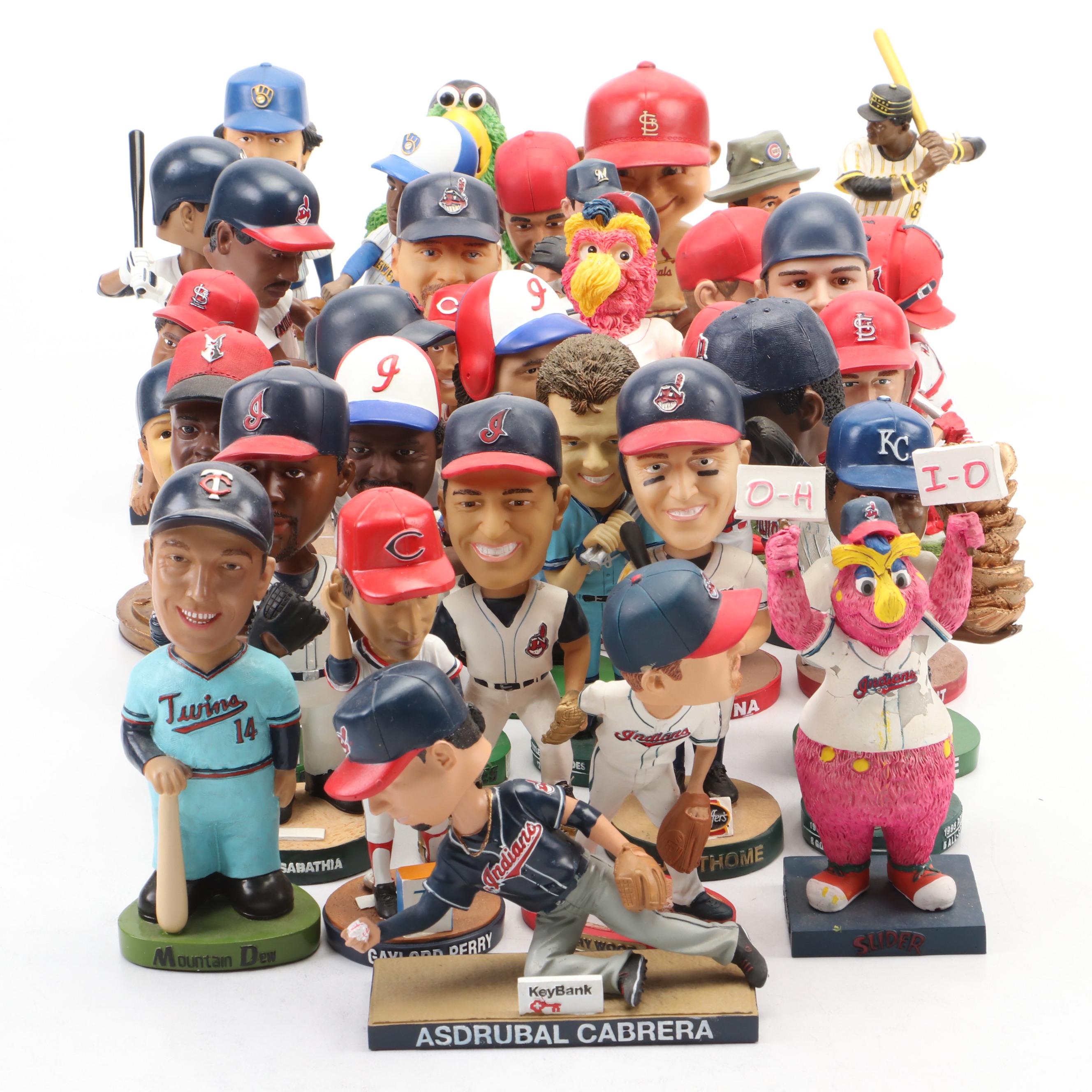 Baseball Bobbleheads Featuring Yadier Molina, Rollie Fingers, and More