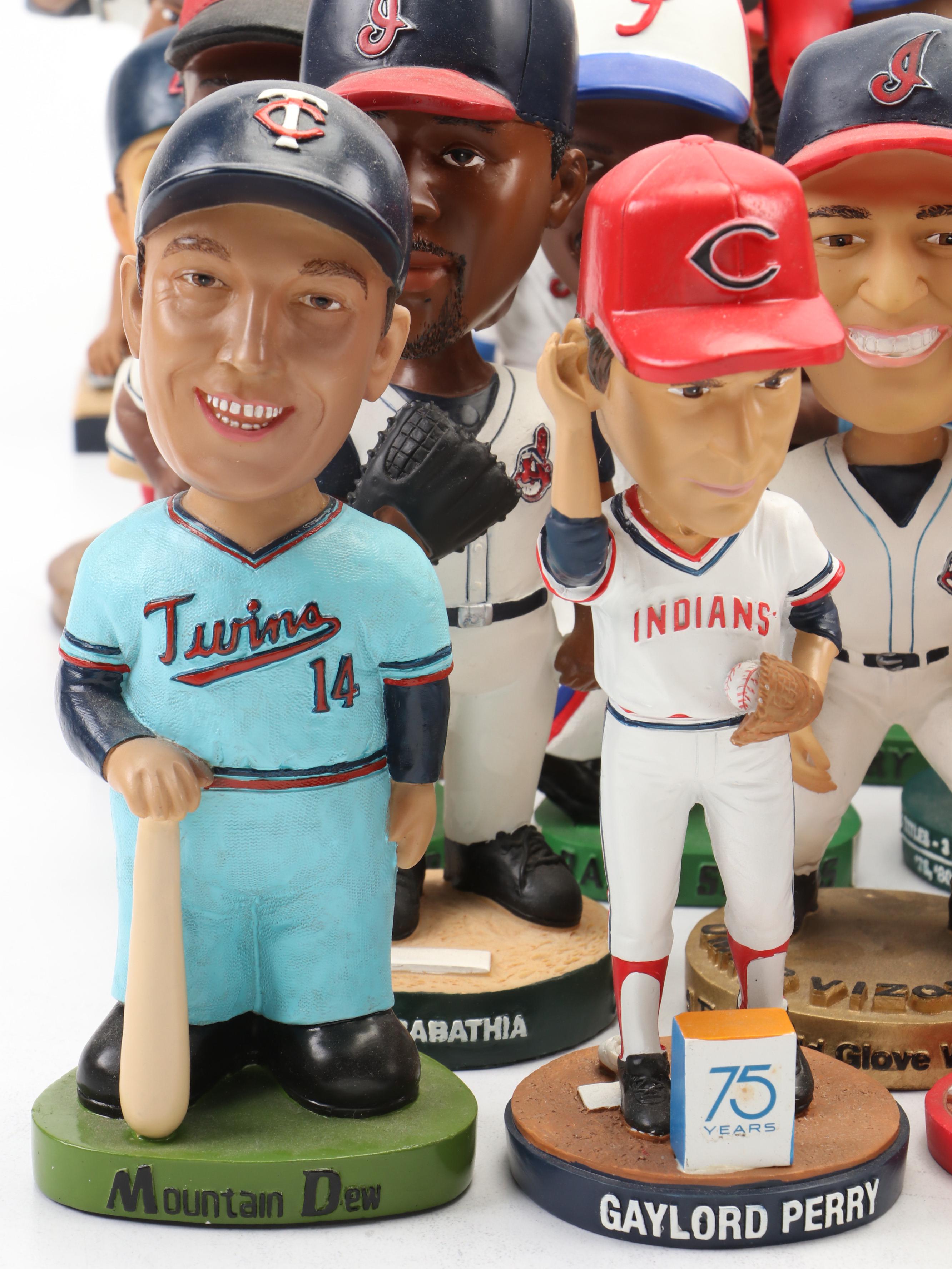Baseball Bobbleheads Featuring Yadier Molina, Rollie Fingers, and More