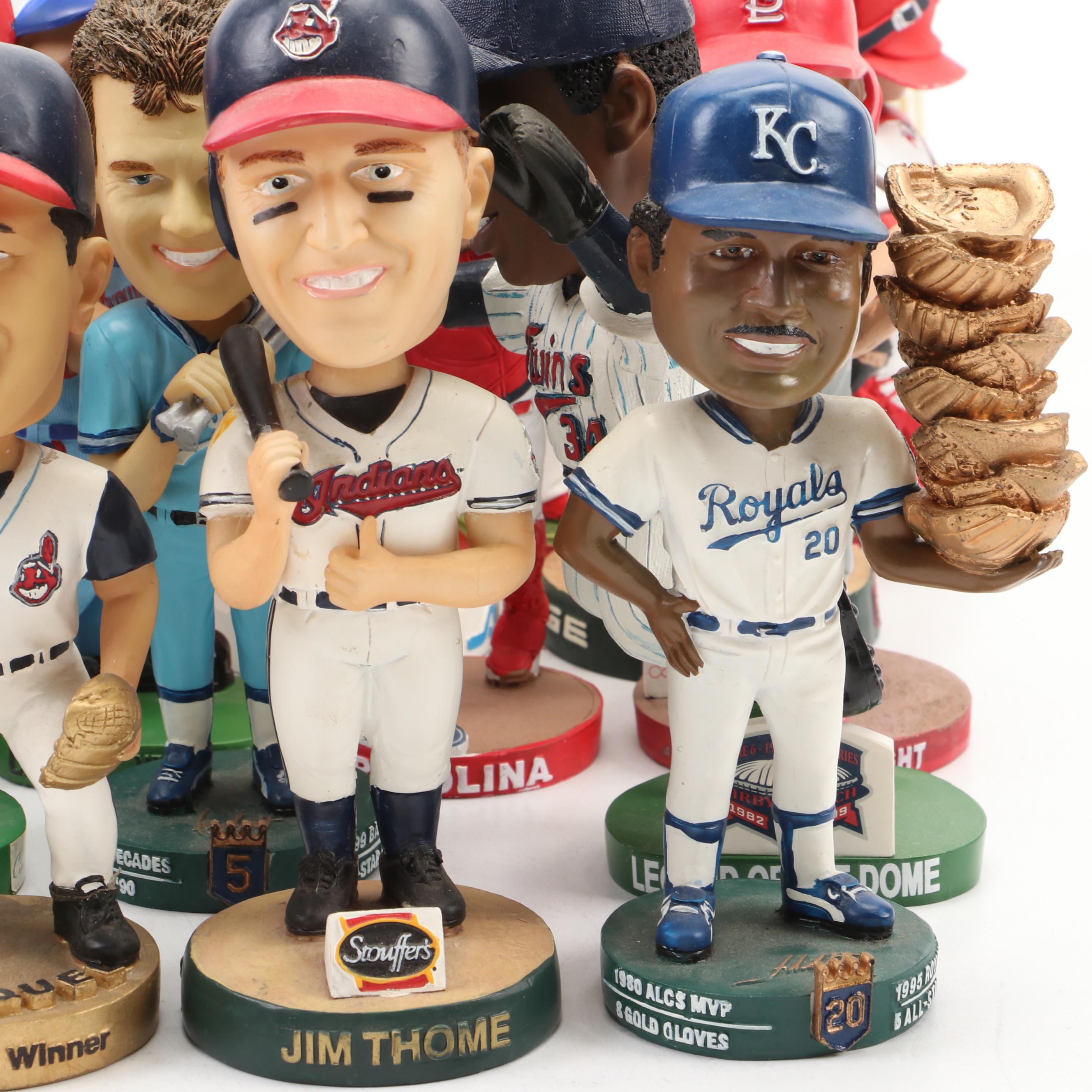 Baseball Bobbleheads Featuring Yadier Molina, Rollie Fingers, and More