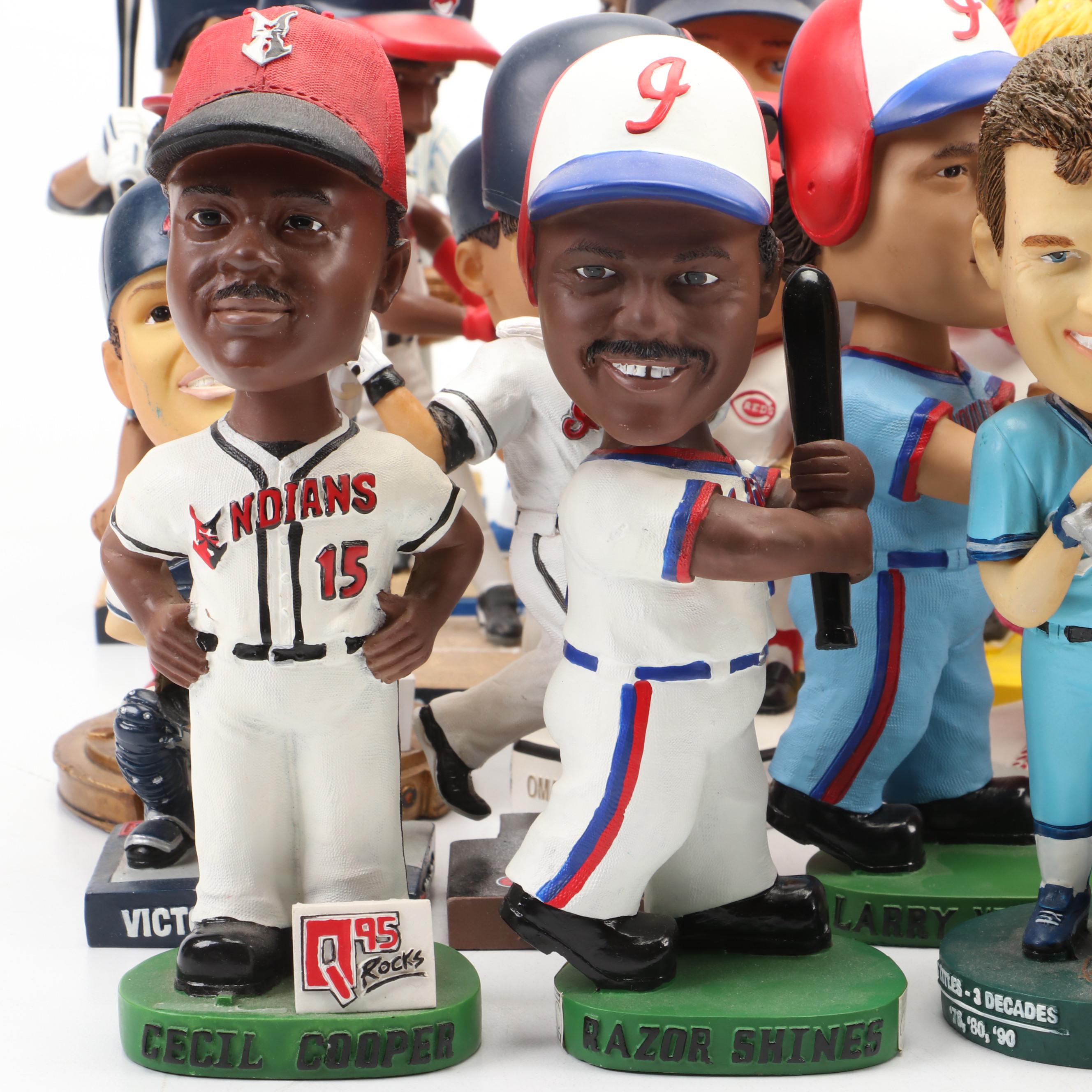 Baseball Bobbleheads Featuring Yadier Molina, Rollie Fingers, and More