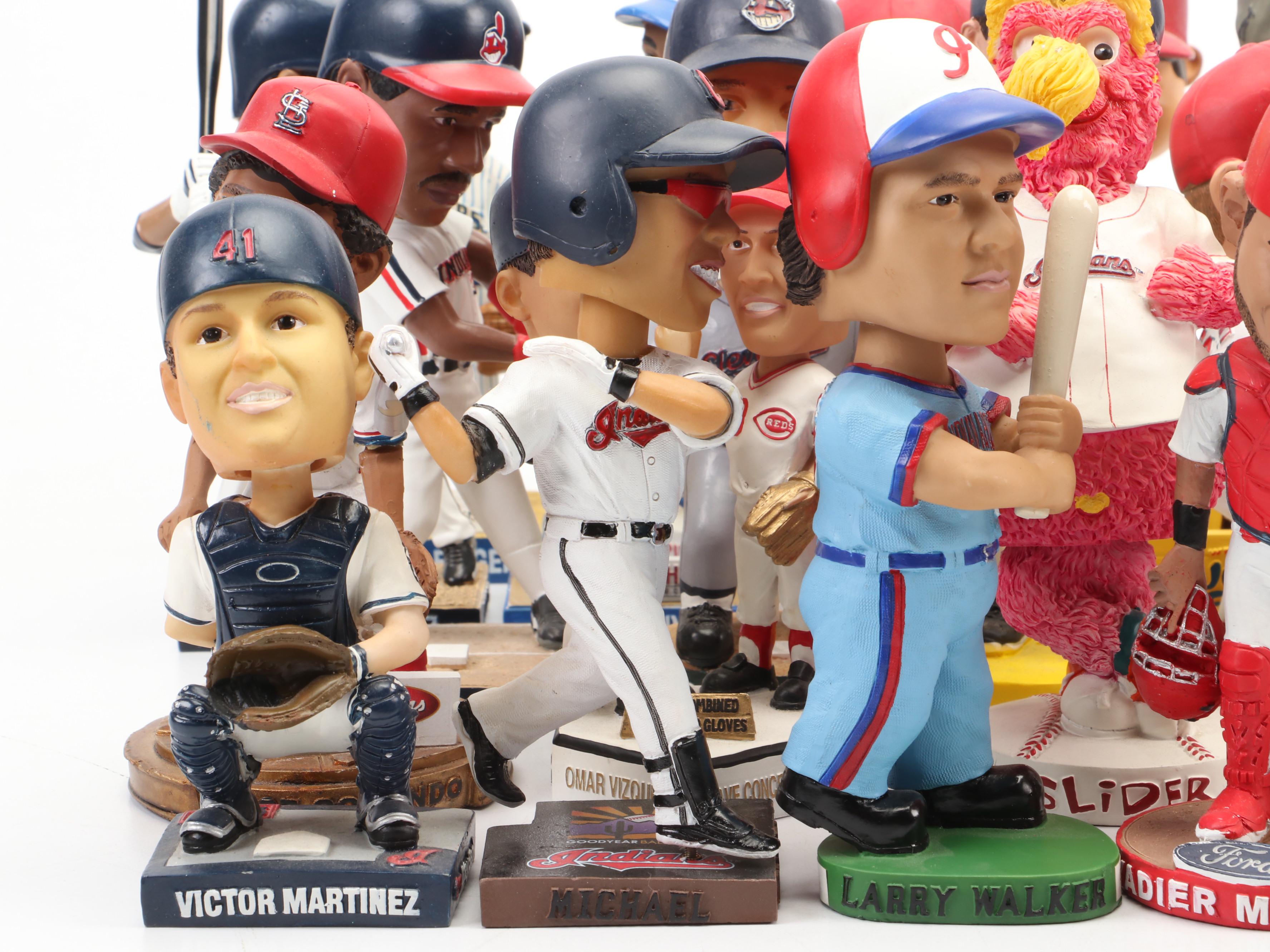 Baseball Bobbleheads Featuring Yadier Molina, Rollie Fingers, and More