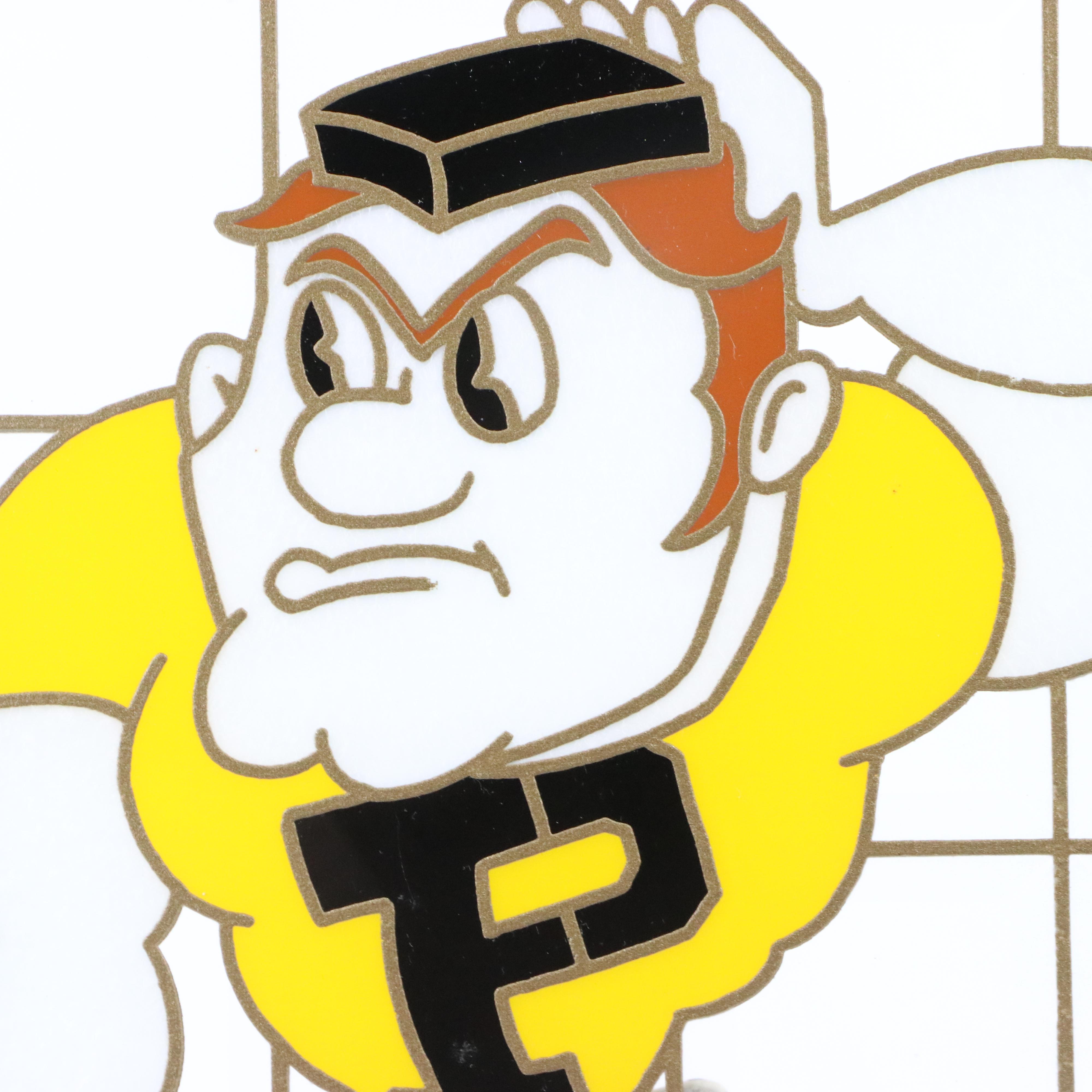 Purdue Pete Hanging Glass Window Panel