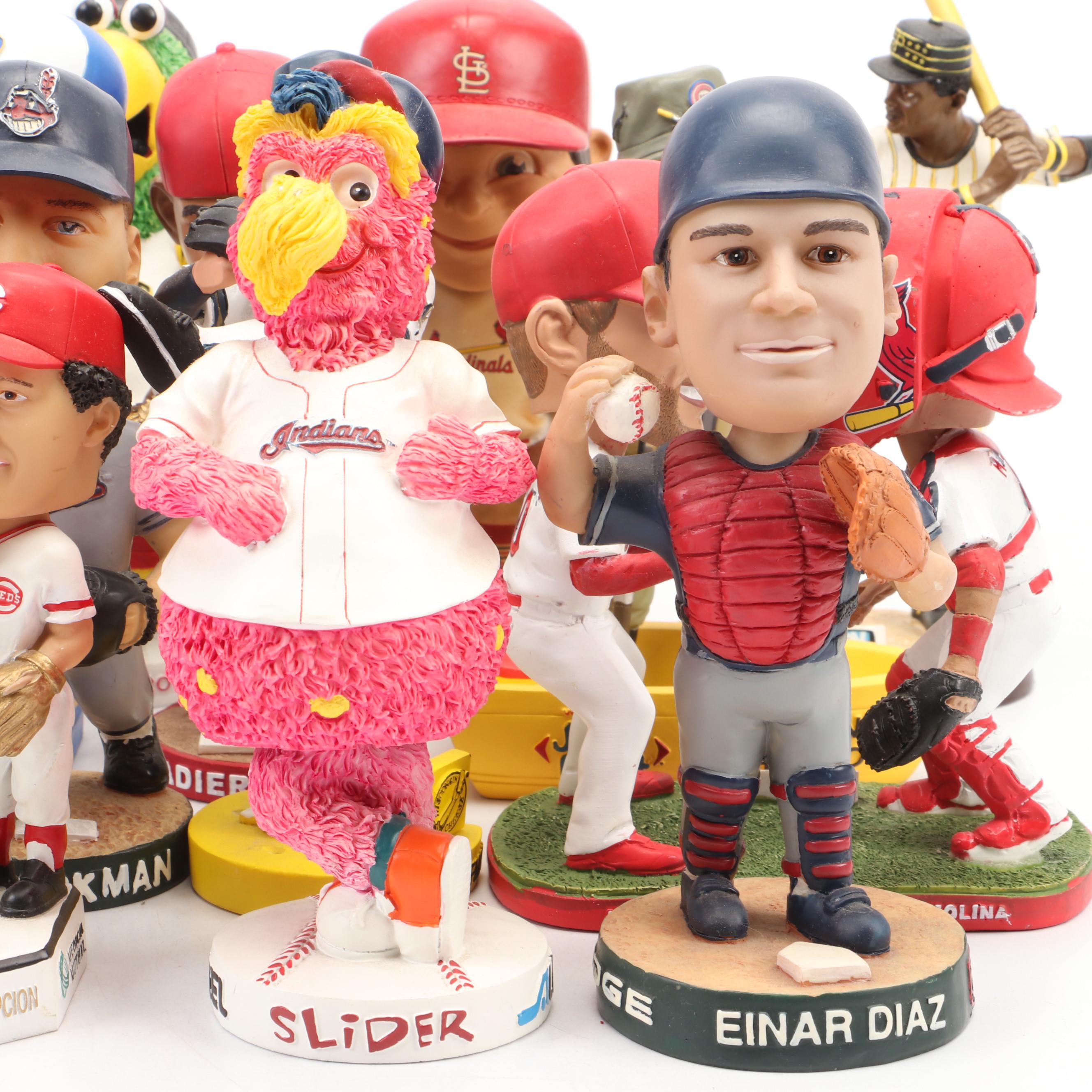 Baseball Bobbleheads Featuring Yadier Molina, Rollie Fingers, and More