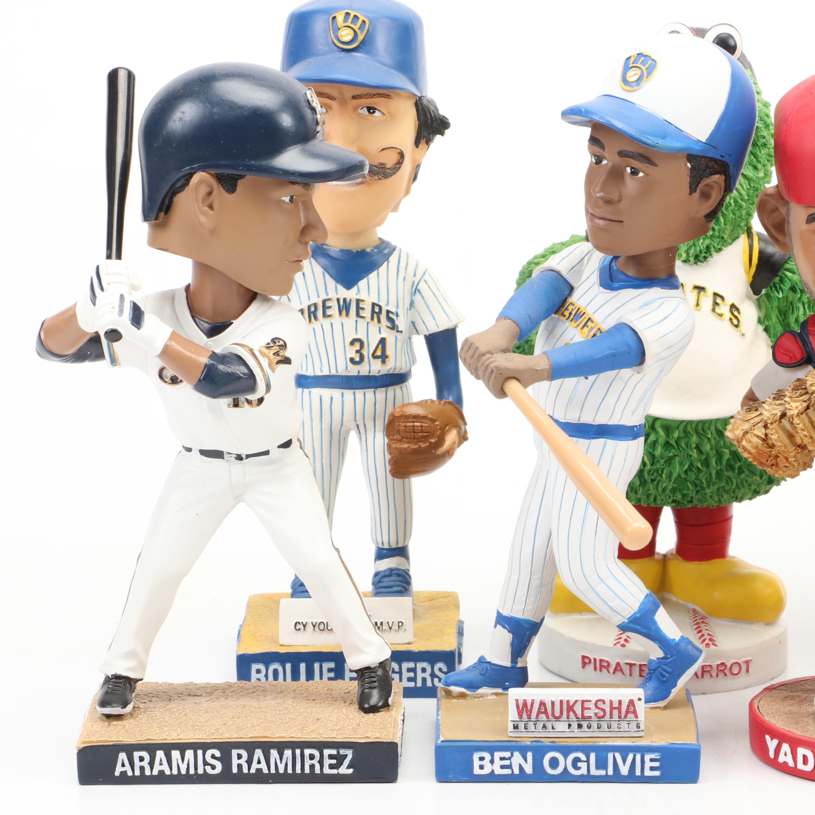 Baseball Bobbleheads Featuring Yadier Molina, Rollie Fingers, and More