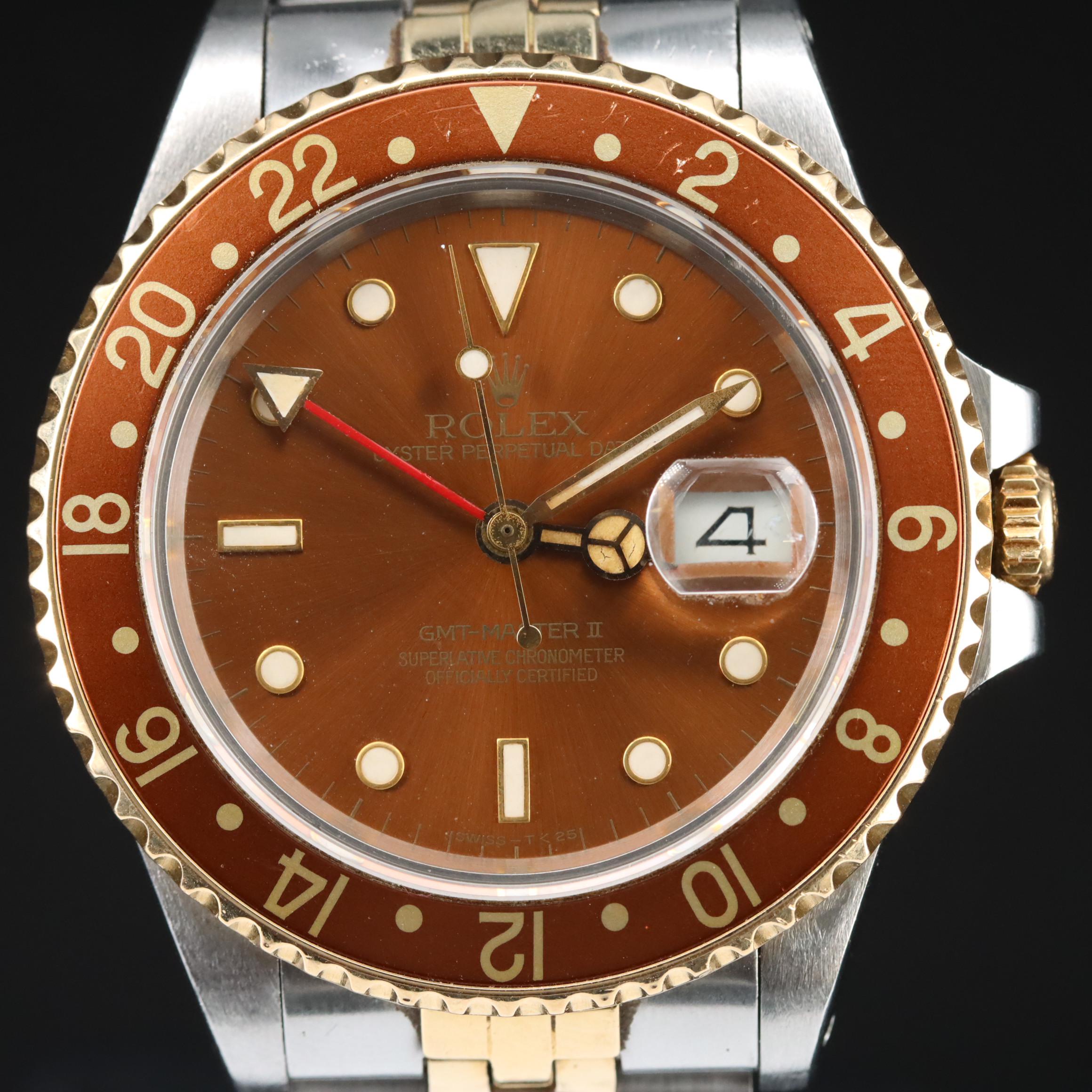 Rolex GMT-Master "Coke" to "Root Beer" Conversion Watch