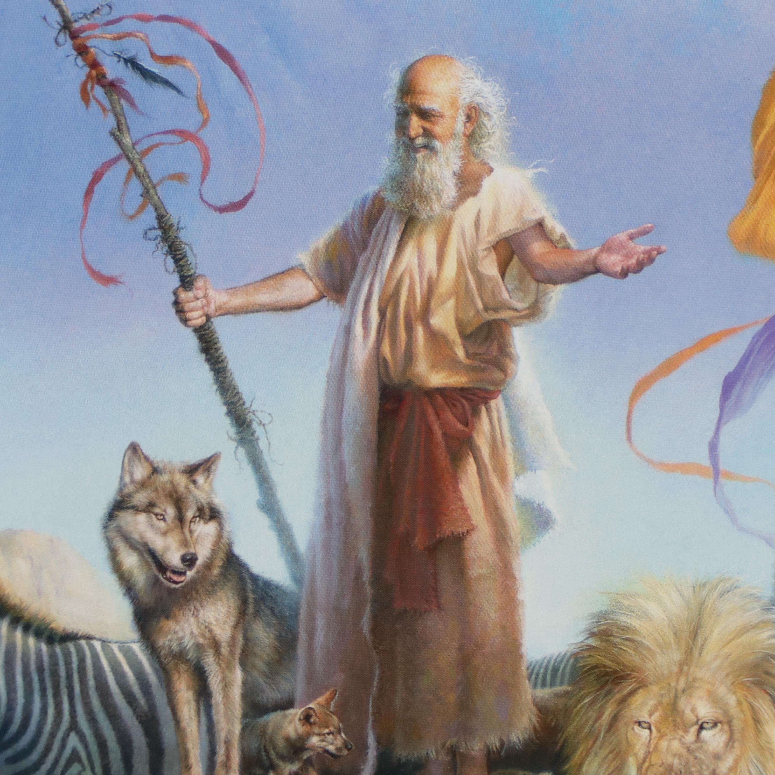 Tom duBois Offset Lithograph "The Celebration," 2000