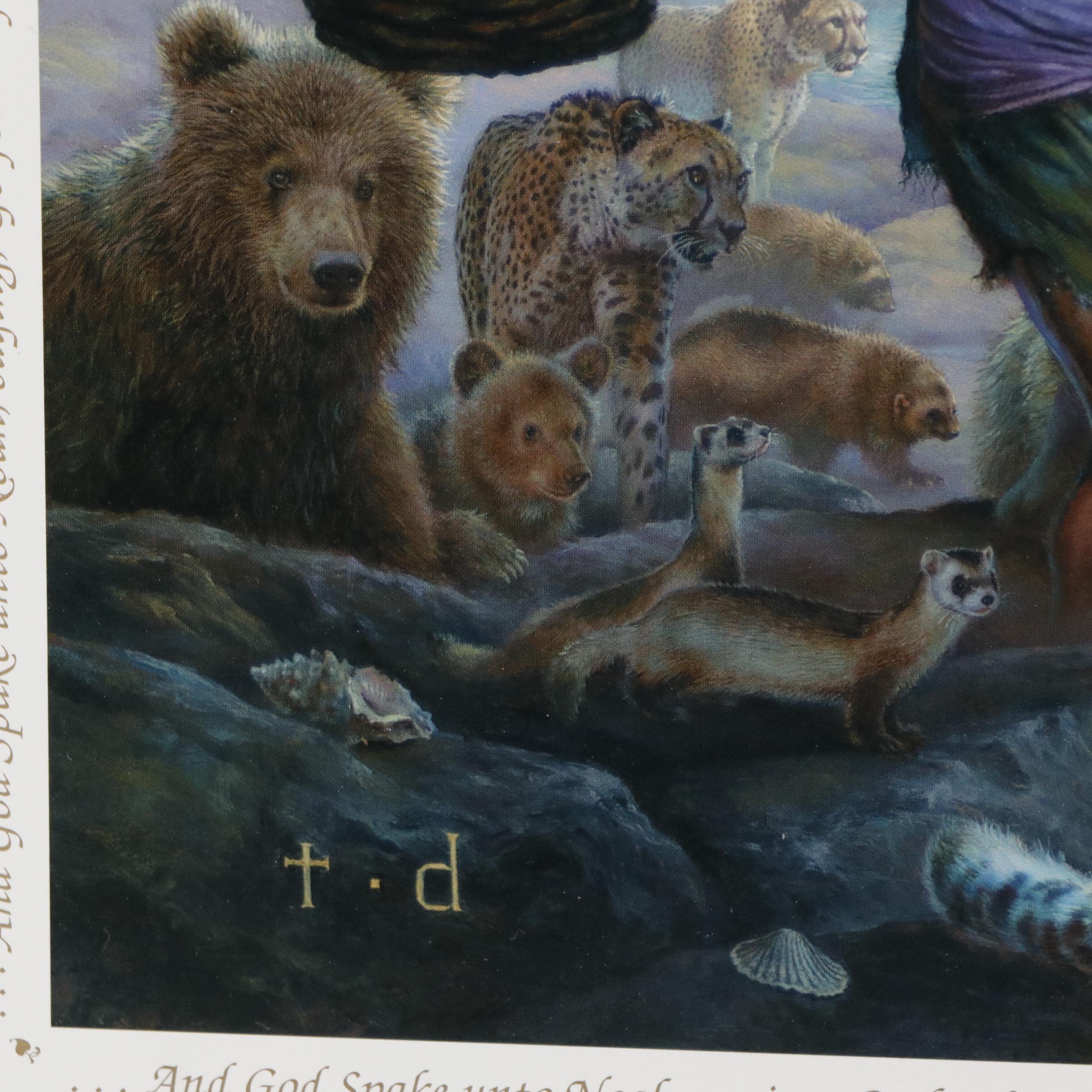 Tom duBois Offset Lithograph "The Celebration," 2000