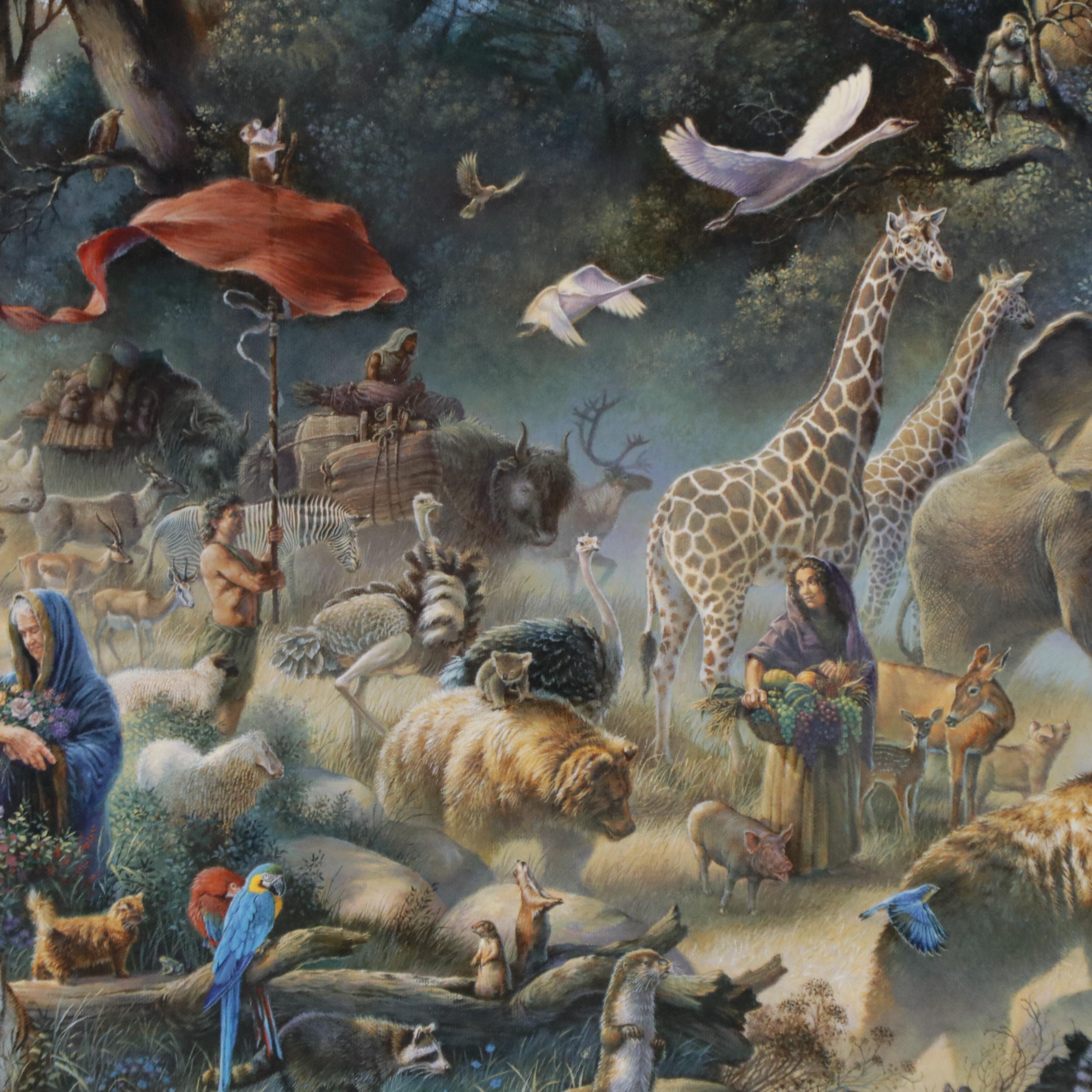 Tom duBois Offset Lithograph "The Invitation," 1998