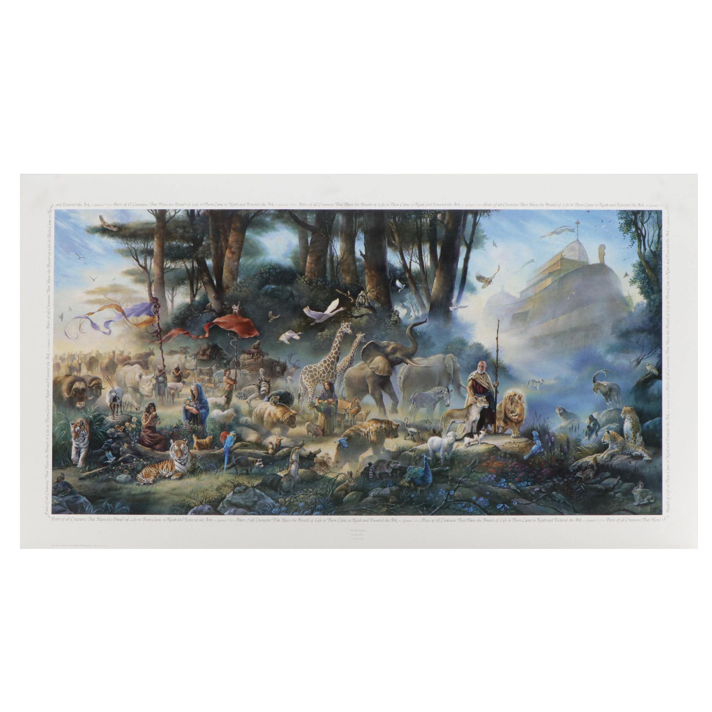 Tom duBois Offset Lithograph "The Invitation," 1998