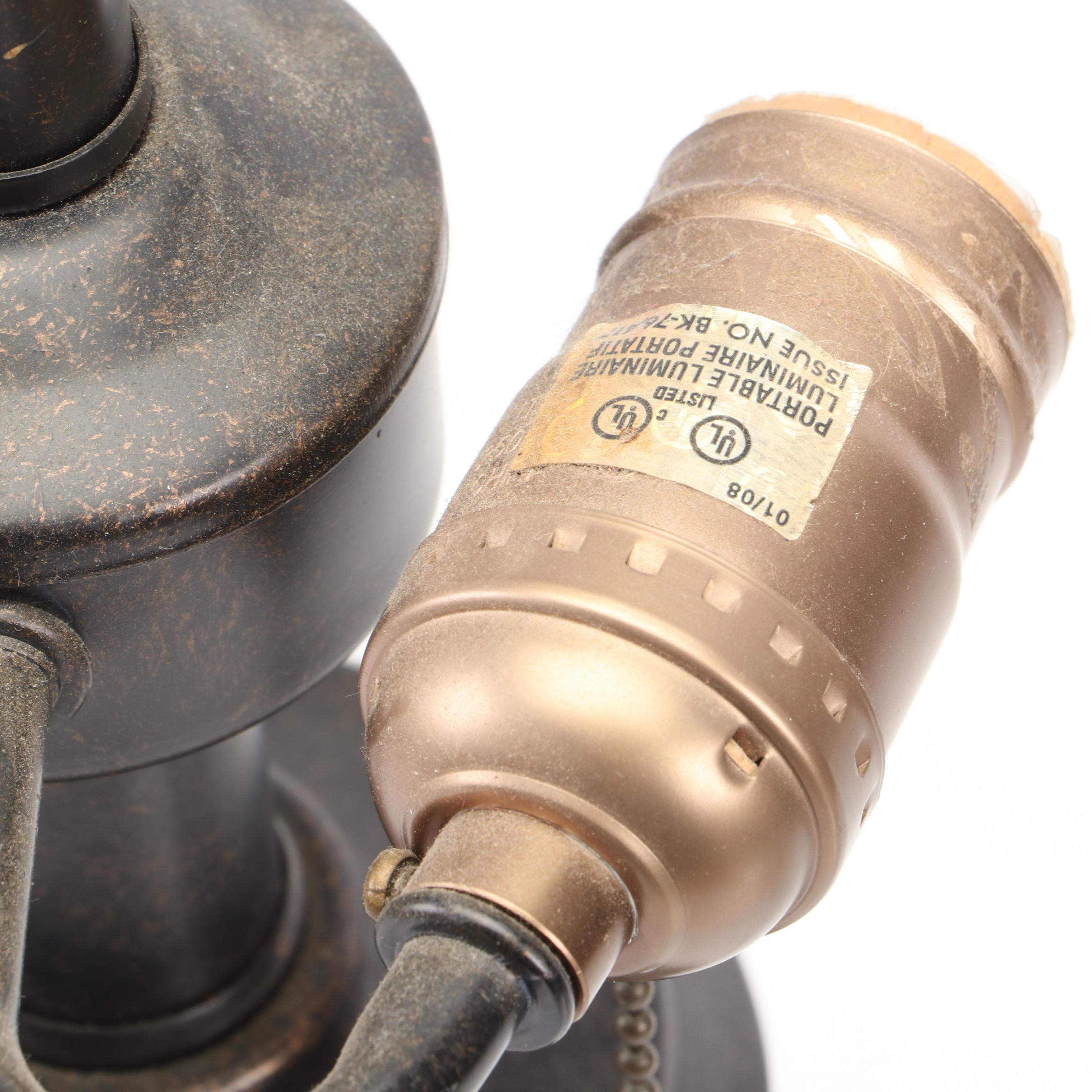 Pair of Dale Tiffany Antiques Roadshow Collection Table Lamps