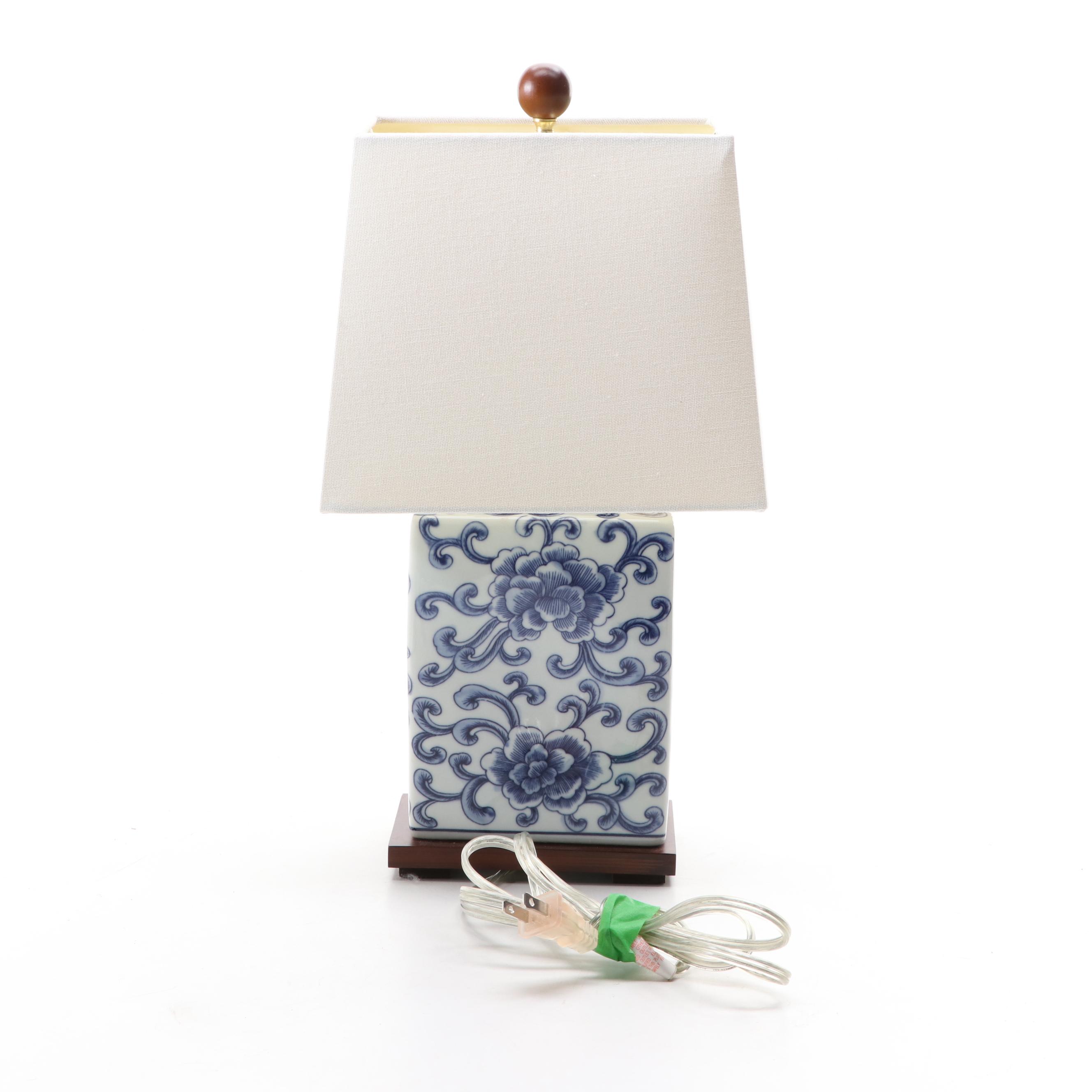 Ralph Lauren "Lauren" Blue and White Porcelain Table Lamp, 2013