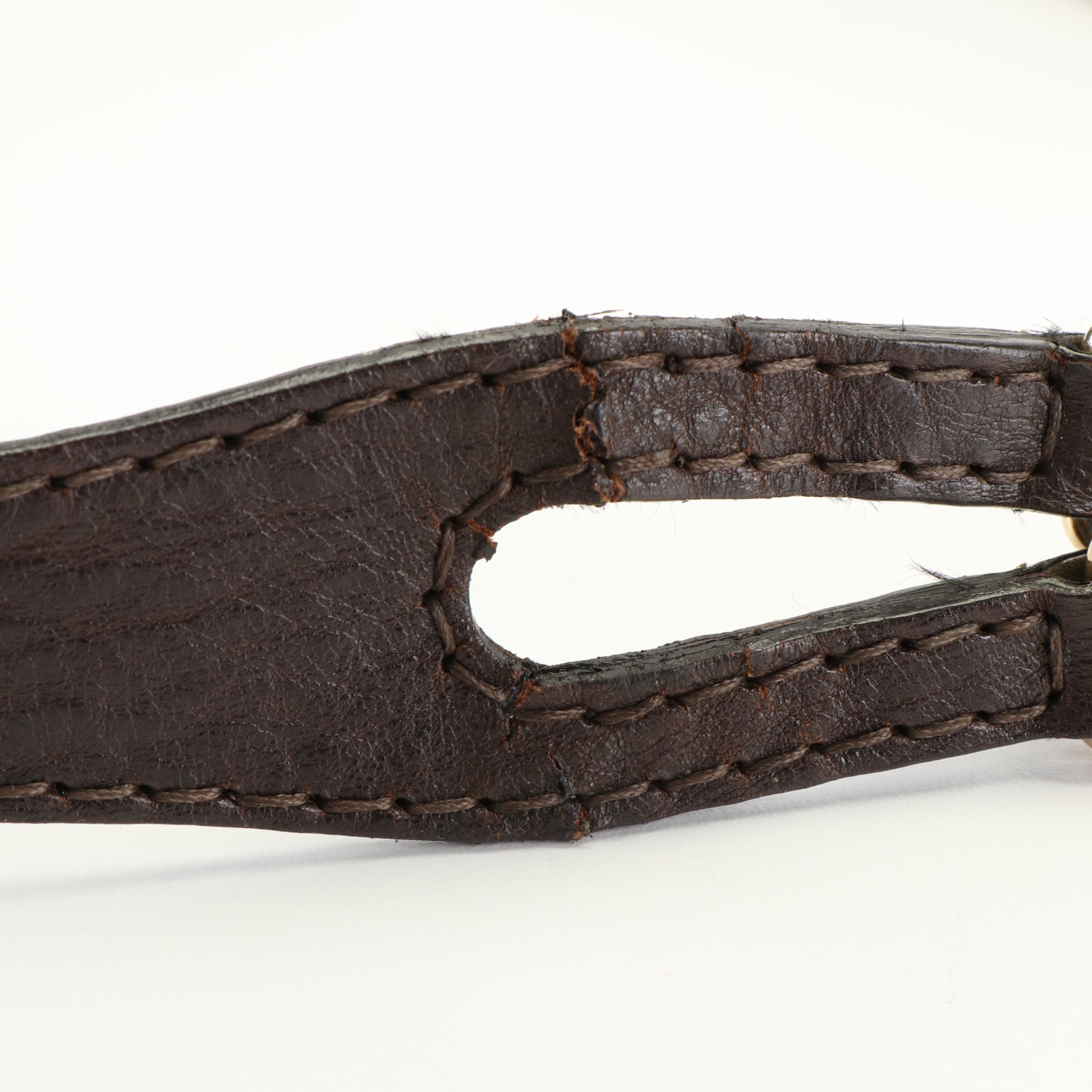 Gucci Charlotte Brown GG Canvas and Leather Shoulder Bag