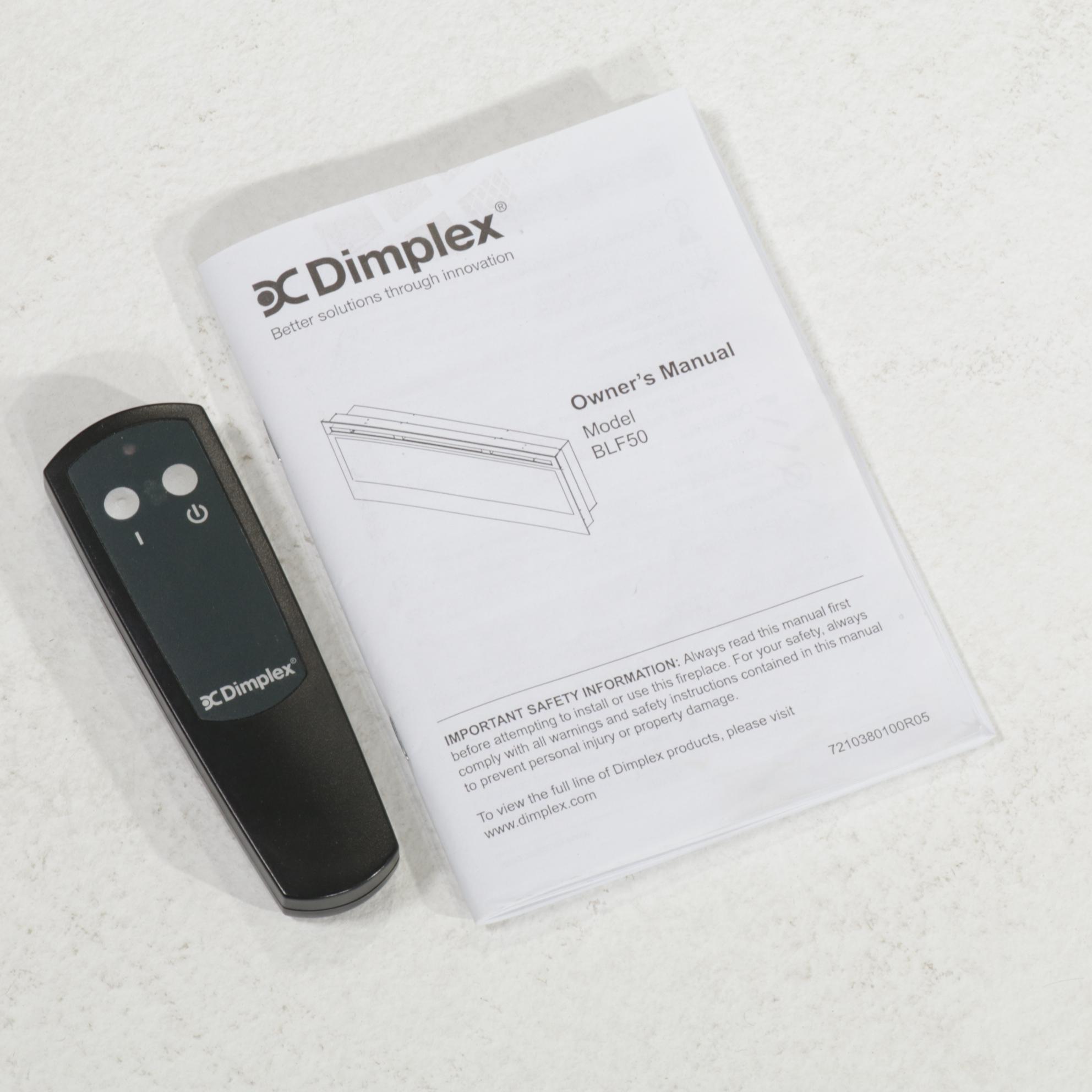 Dimplex 50-Inch Electric Fireplace with Cabinet