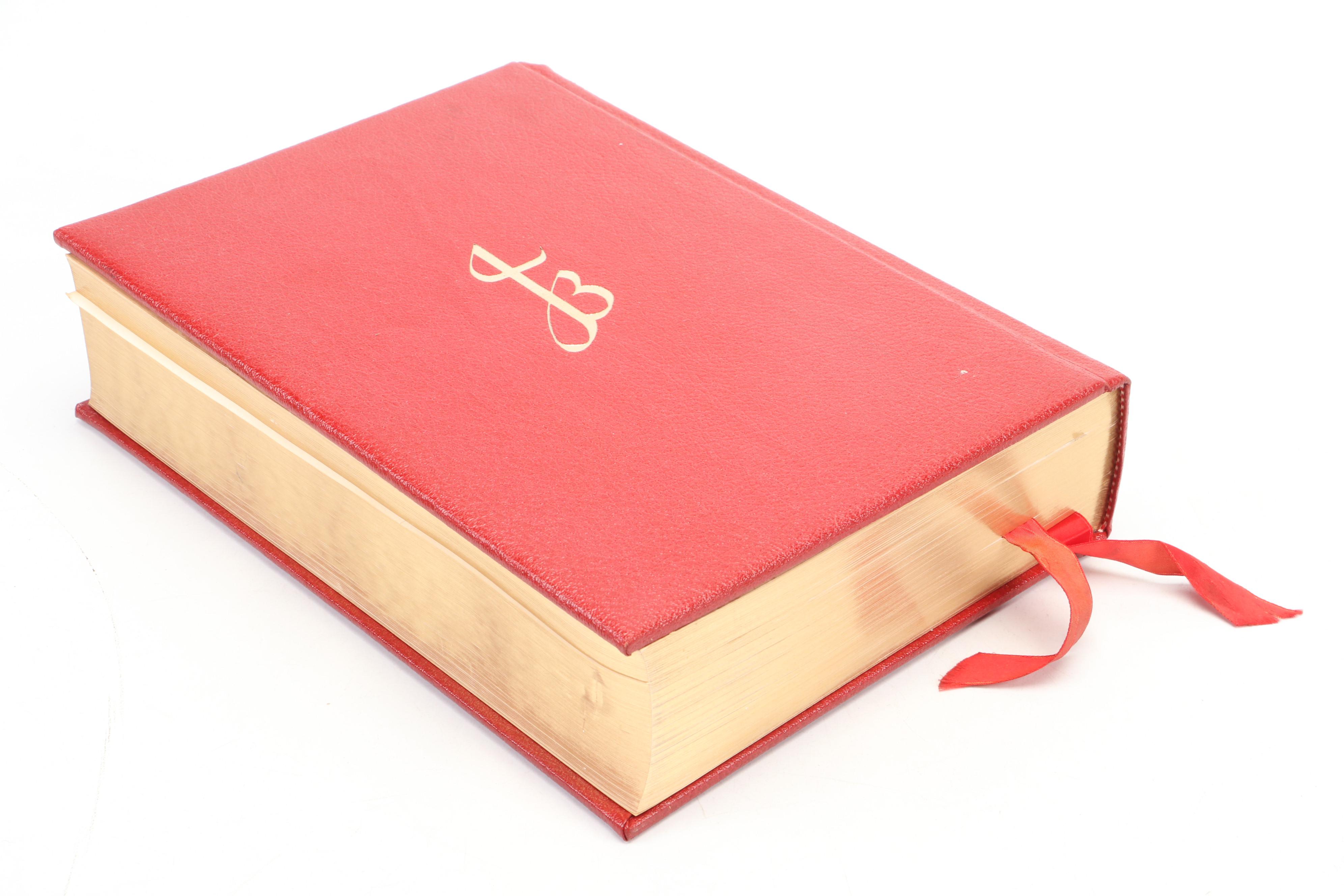 Salvador Dalí Illustrated Jerusalem Bible Edited by Alexander Jones, 1970