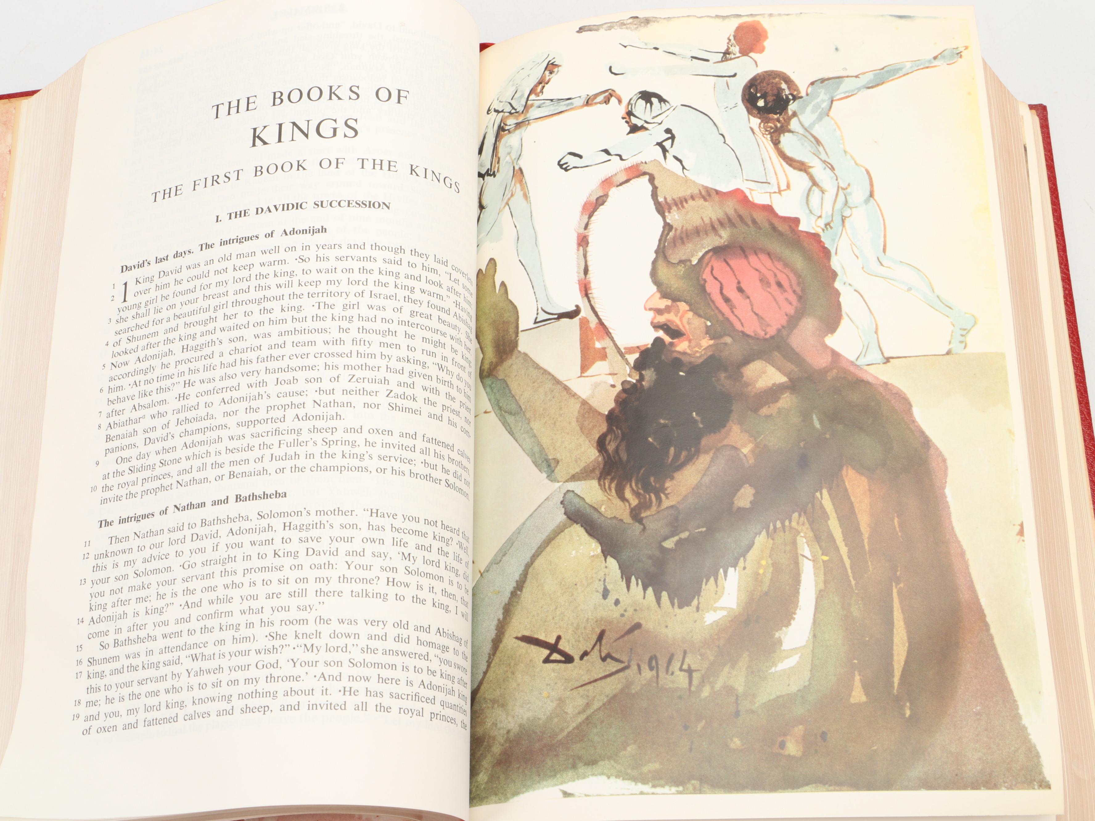 Salvador Dalí Illustrated Jerusalem Bible Edited by Alexander Jones, 1970