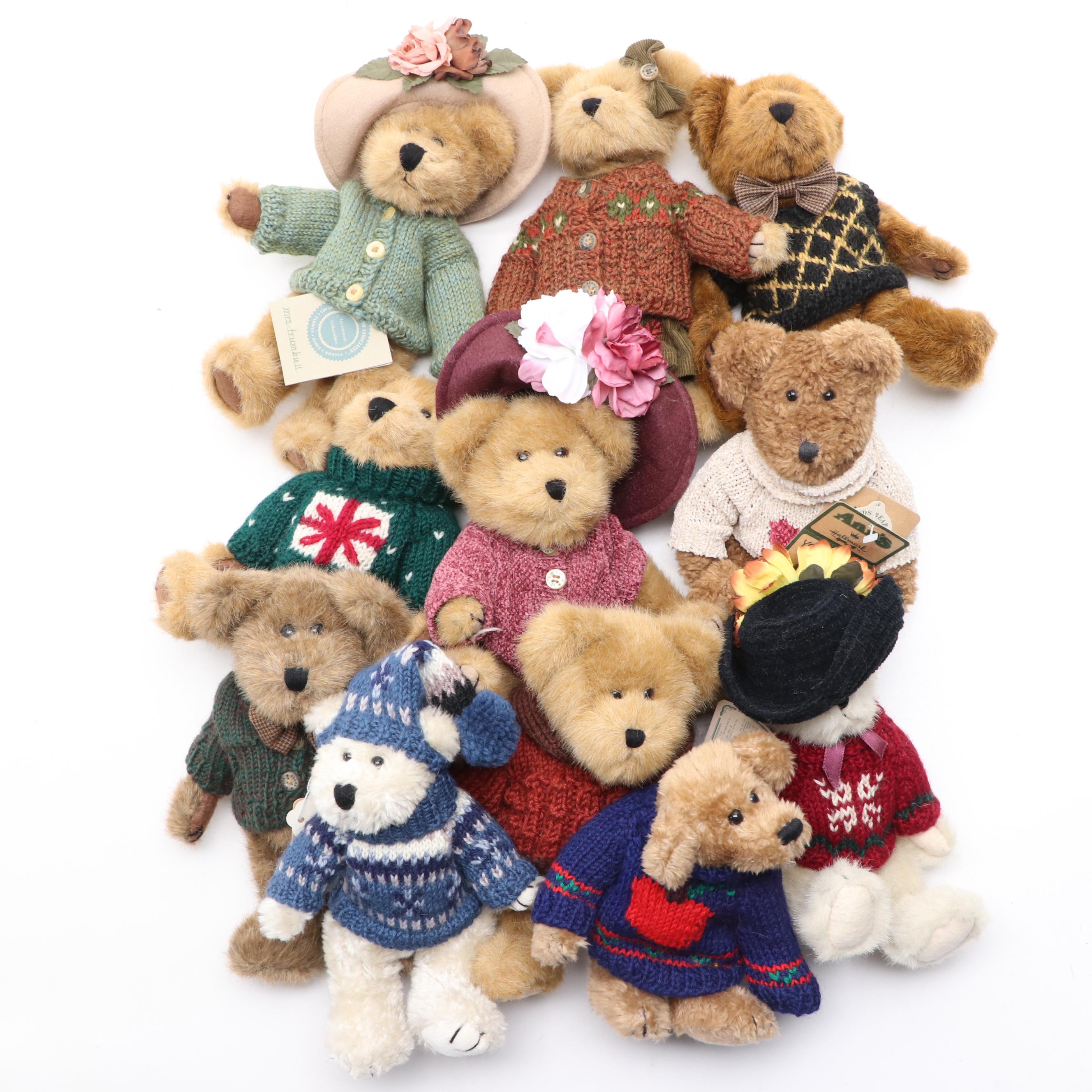 Boyds Bears Casimir B. Bear, Maple T. Leafowitz, and More Plush Teddy Bears