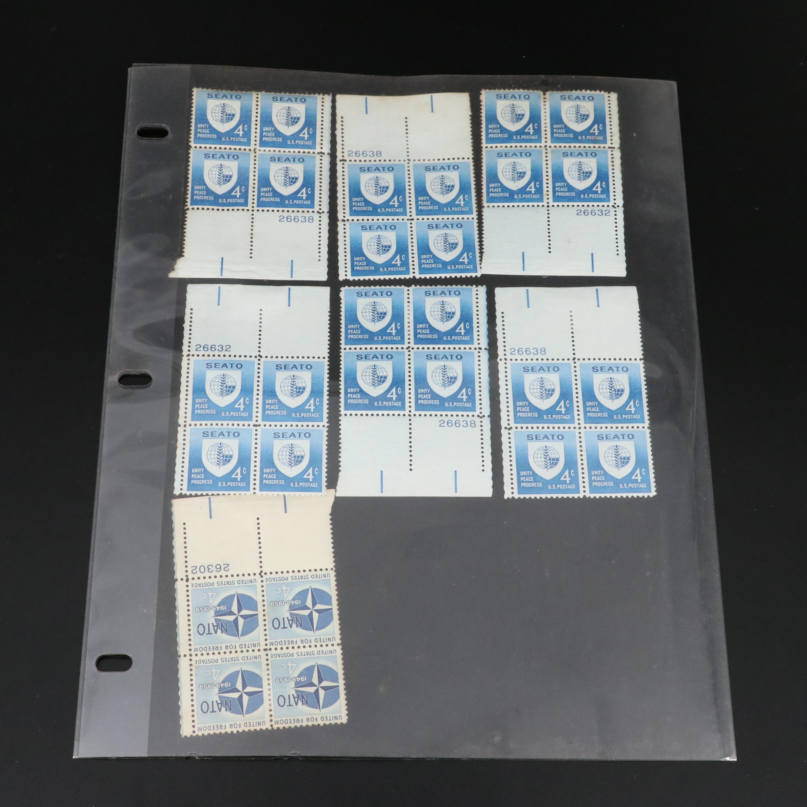 Miscellaneous Vintage U.S. Postage Stamp Sheets