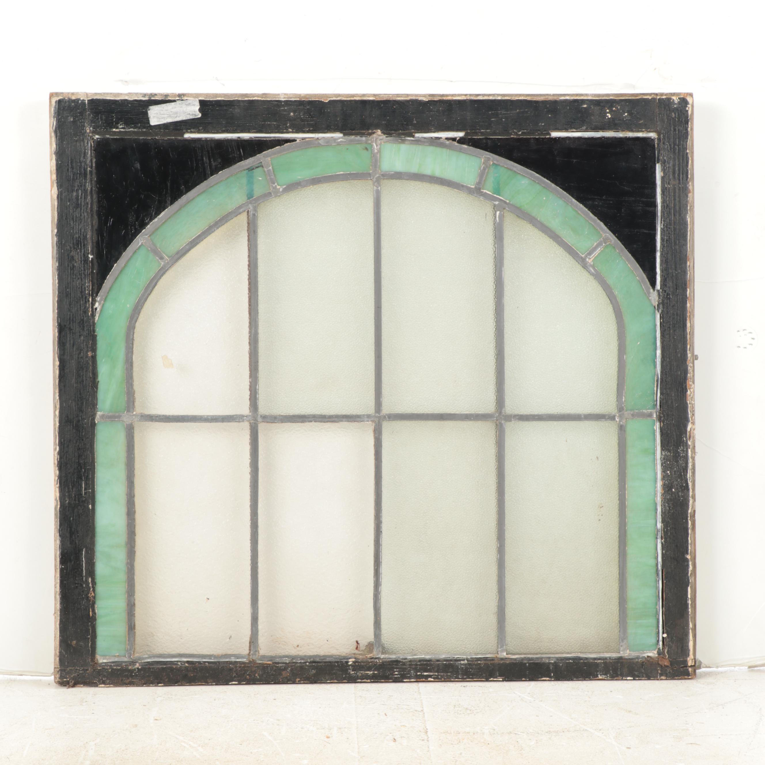 Hand-Crafted Stained Glass Window Panel