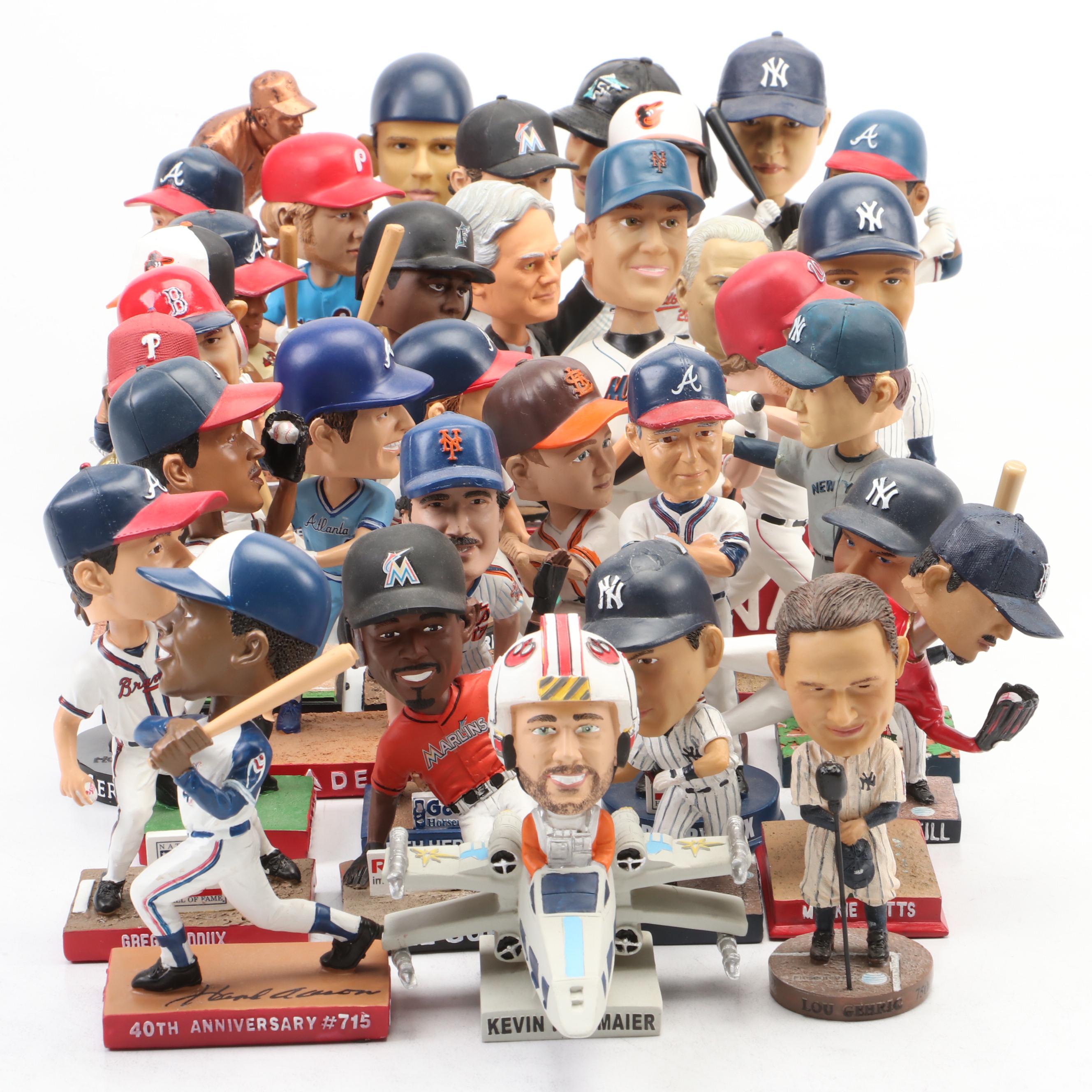 Baseball Bobbleheads Featuring Babe Ruth, Derek Jeter, and More