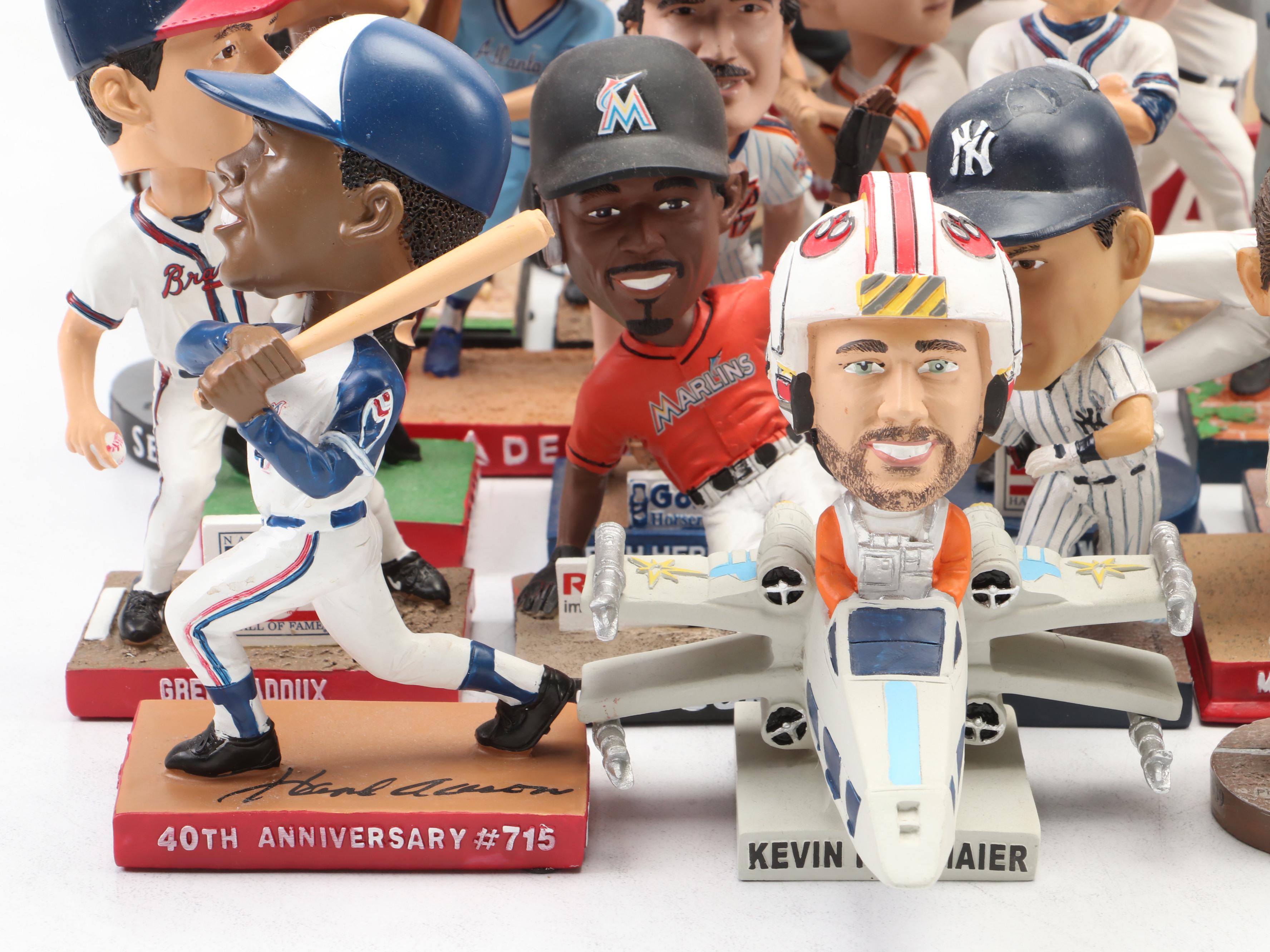 Baseball Bobbleheads Featuring Babe Ruth, Derek Jeter, and More