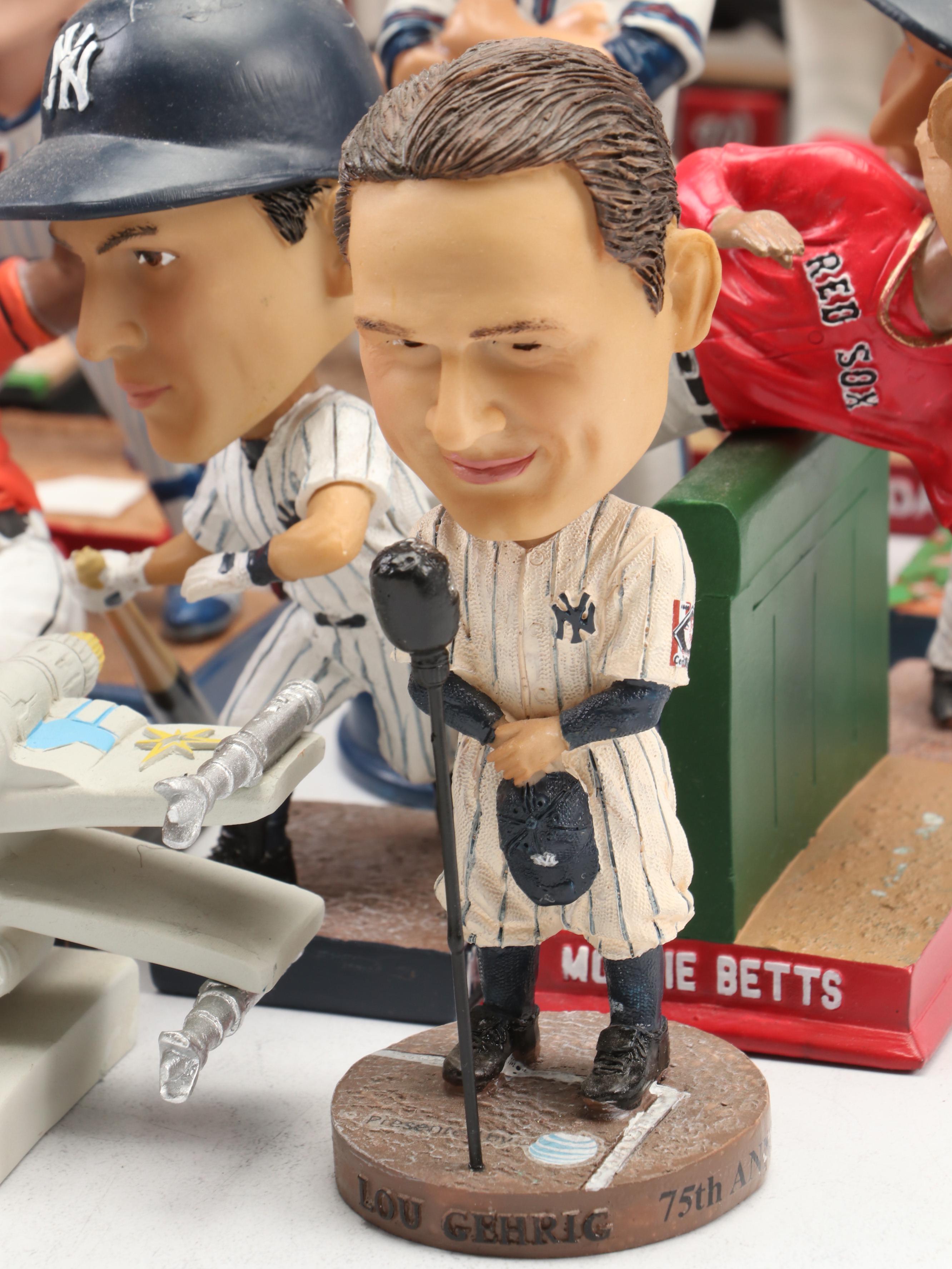 Baseball Bobbleheads Featuring Babe Ruth, Derek Jeter, and More