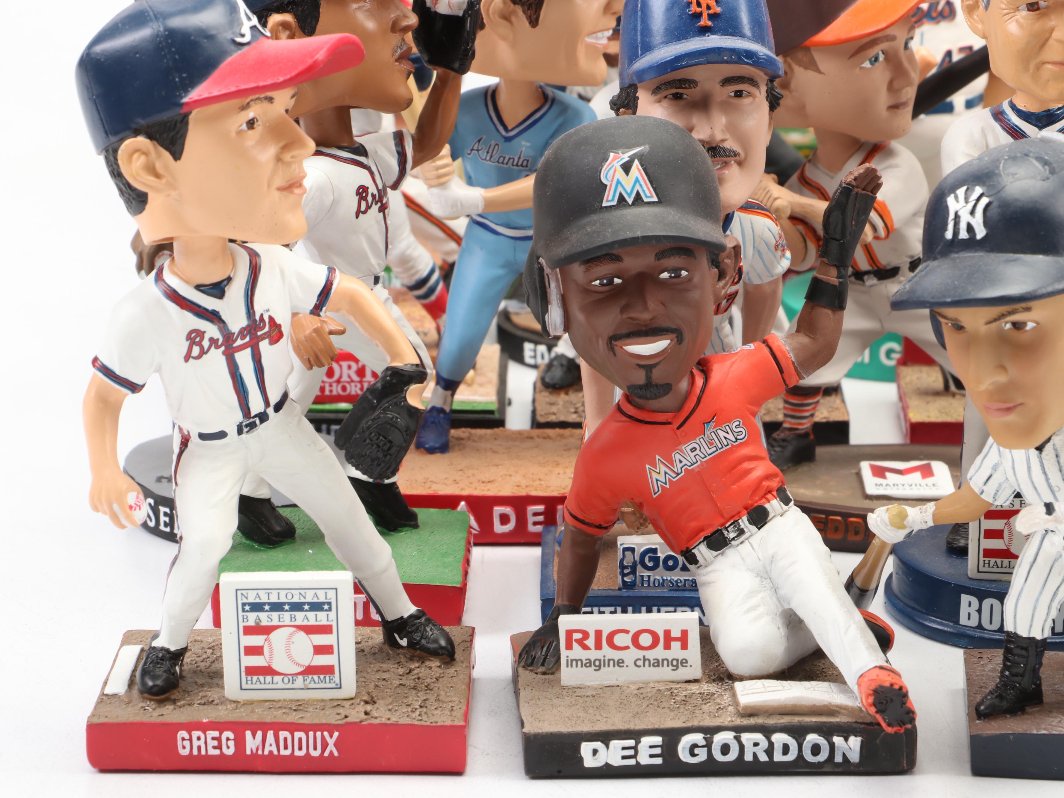 Baseball Bobbleheads Featuring Babe Ruth, Derek Jeter, and More
