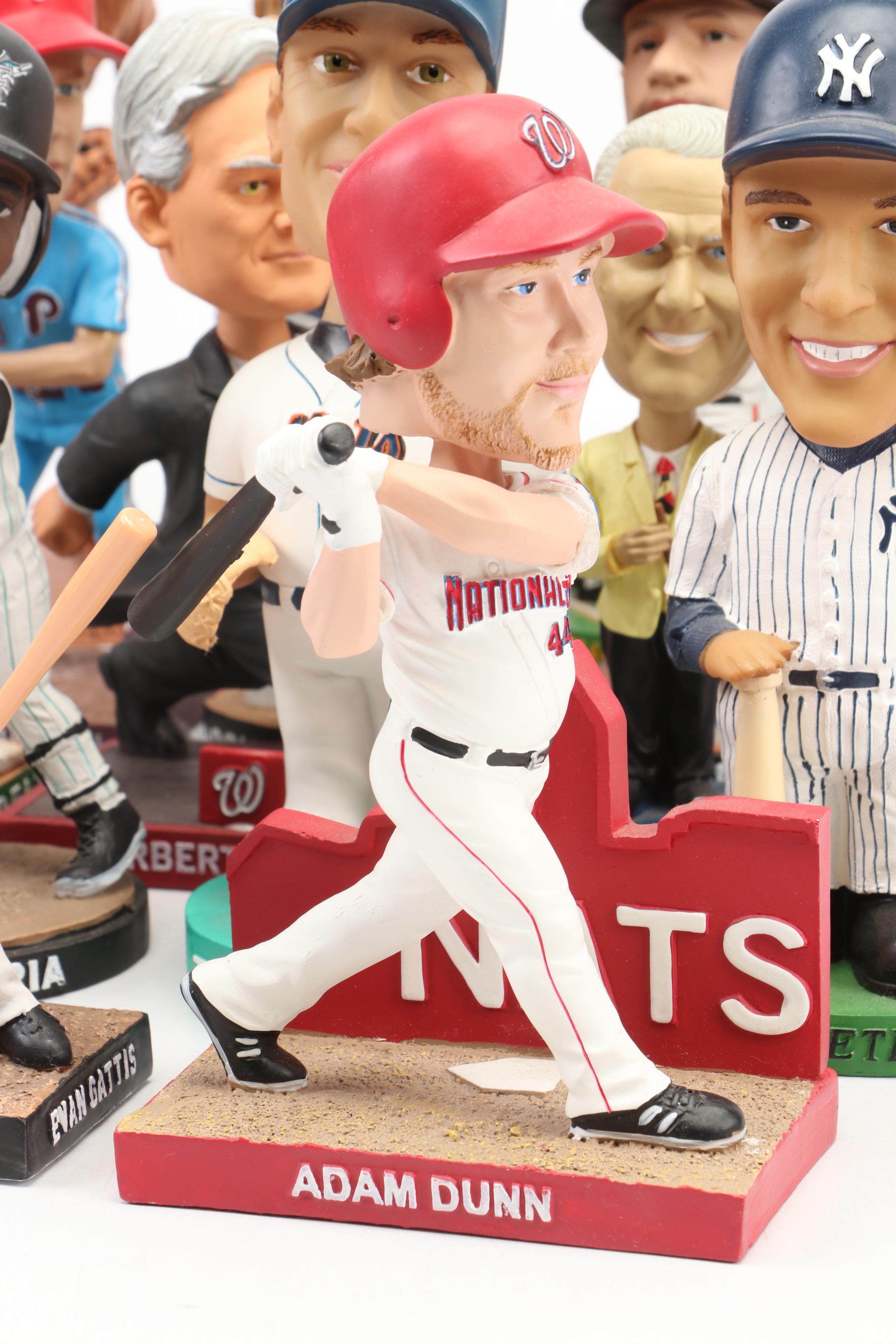 Baseball Bobbleheads Featuring Babe Ruth, Derek Jeter, and More
