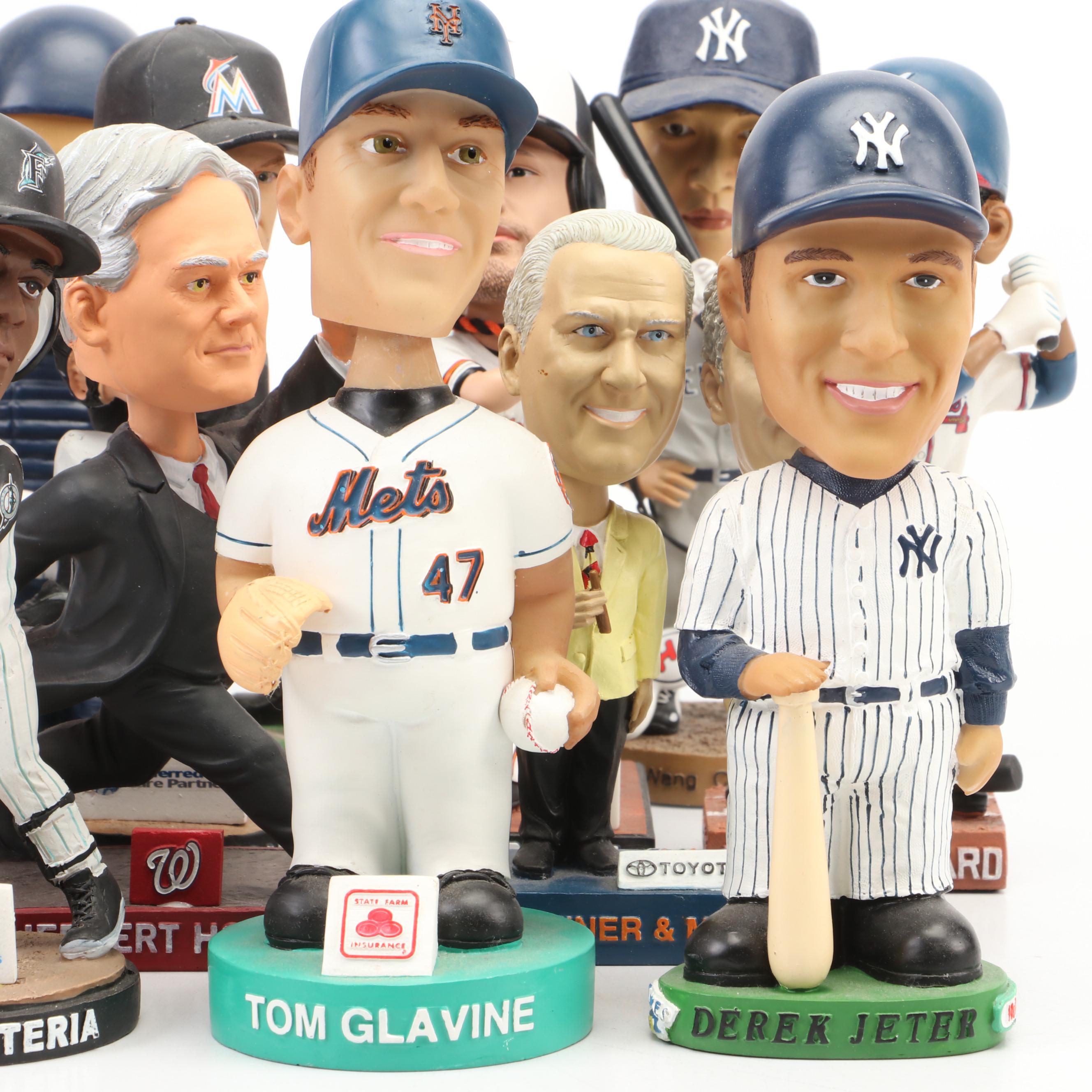 Baseball Bobbleheads Featuring Babe Ruth, Derek Jeter, and More
