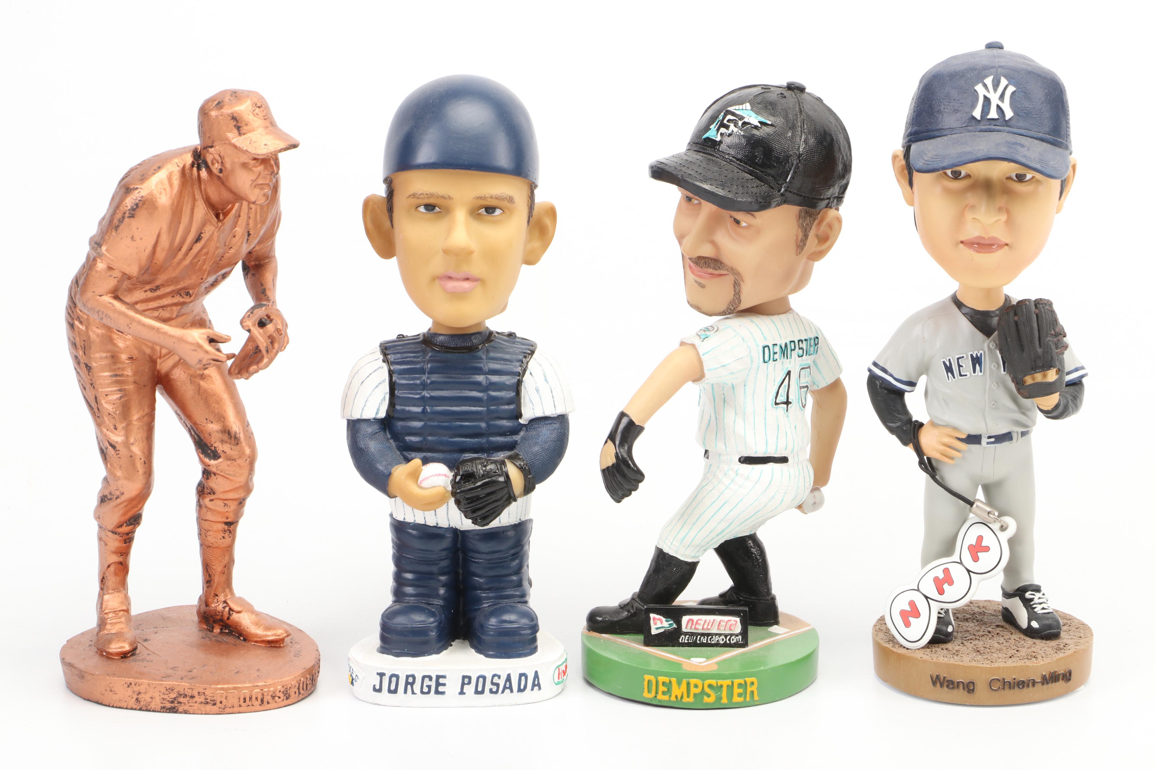 Baseball Bobbleheads Featuring Babe Ruth, Derek Jeter, and More