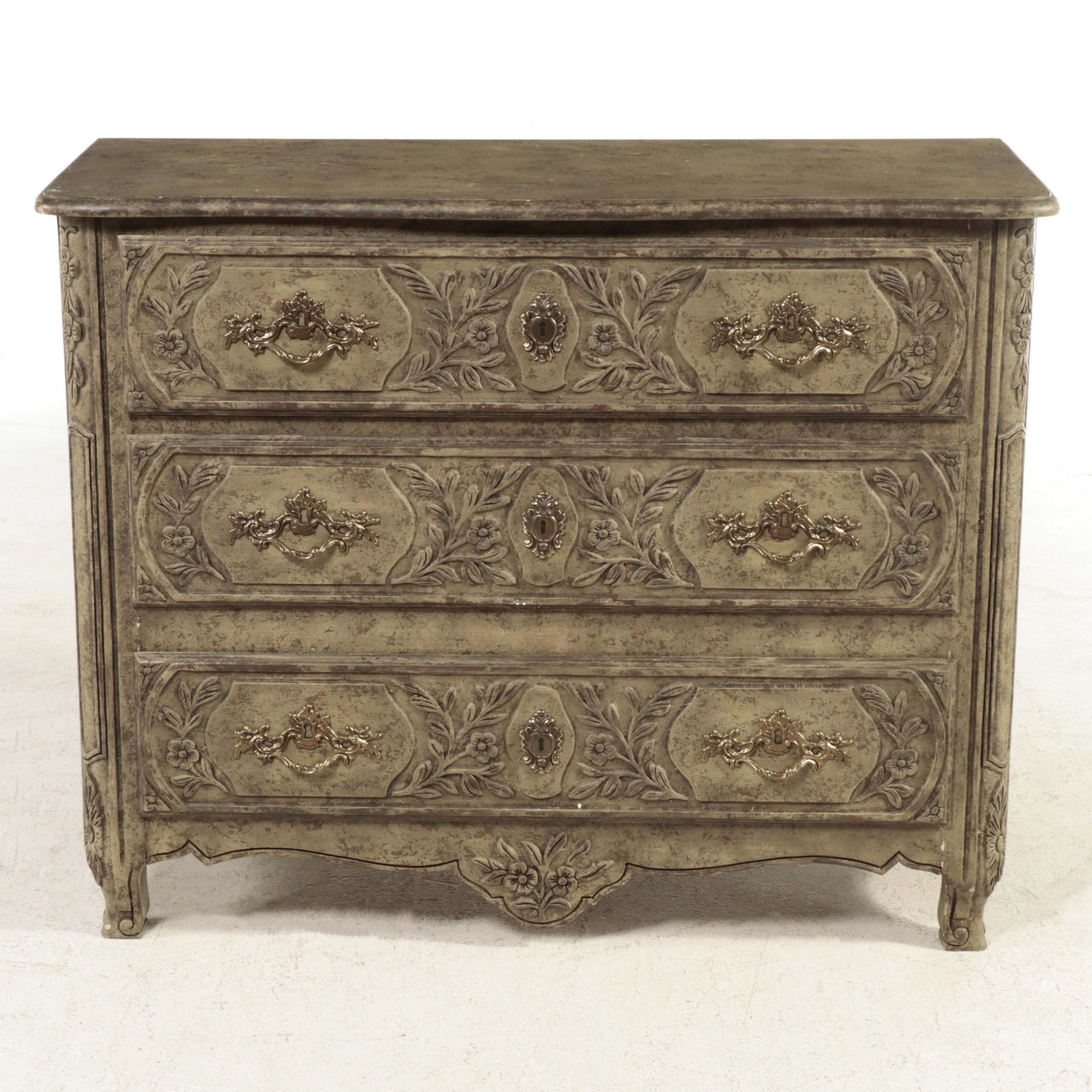 Baker Furniture Paint-Decorated Chest of Drawers