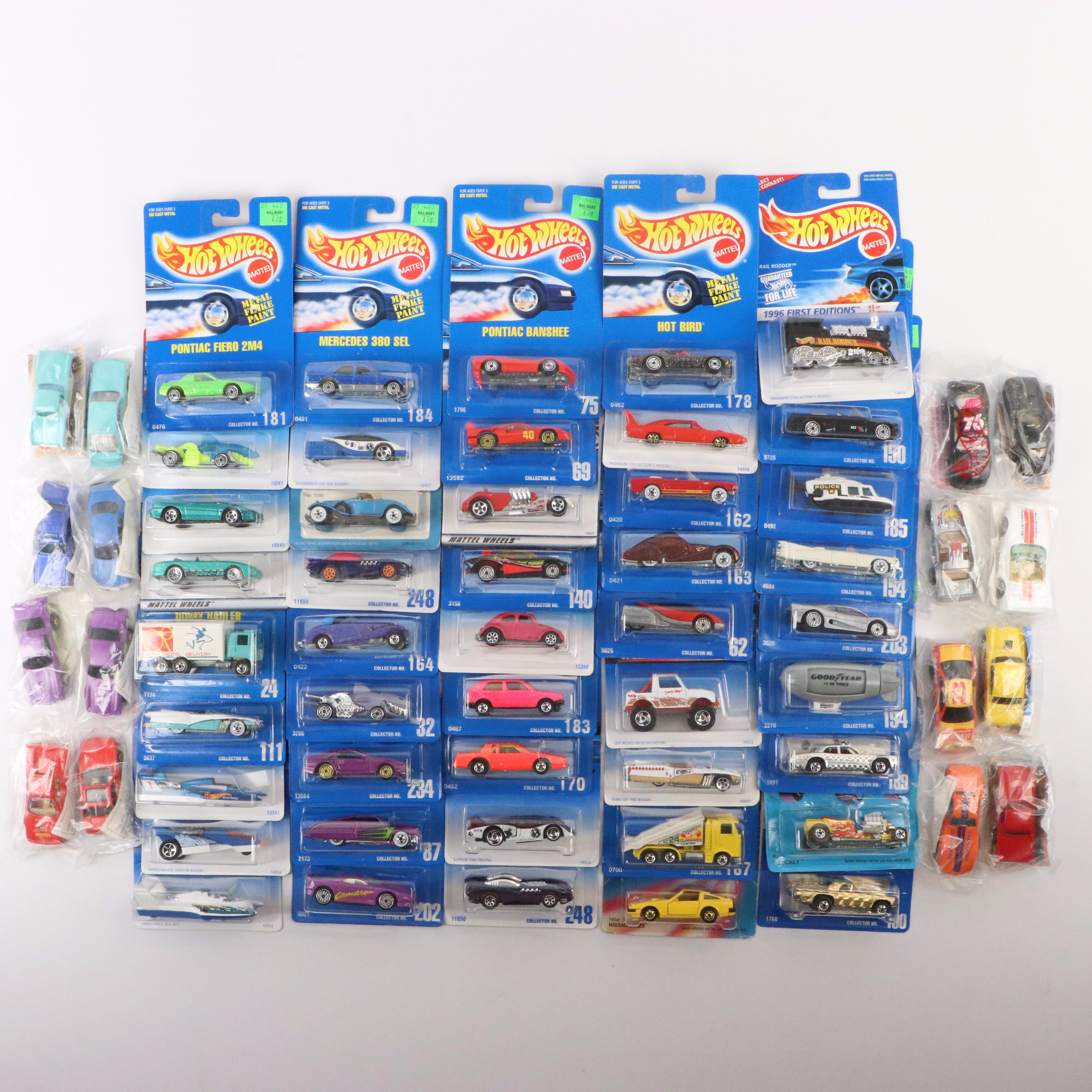 Hot Wheels First Editions, Krackle Car Series, Speed Spray Series, and More