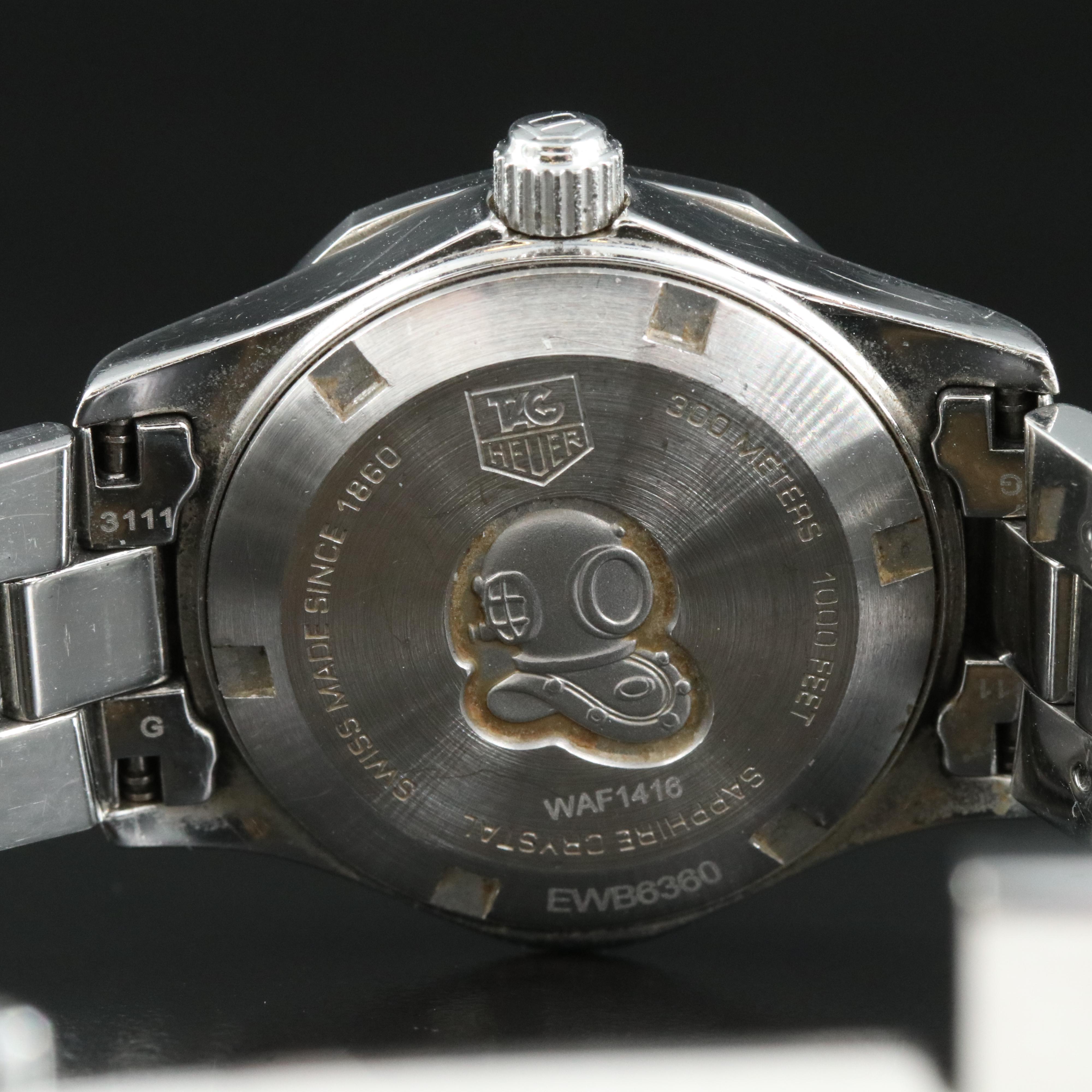 TAG Heuer Mother-of-Pearl, Diamond Dial and Bezel Aquaracer Watch