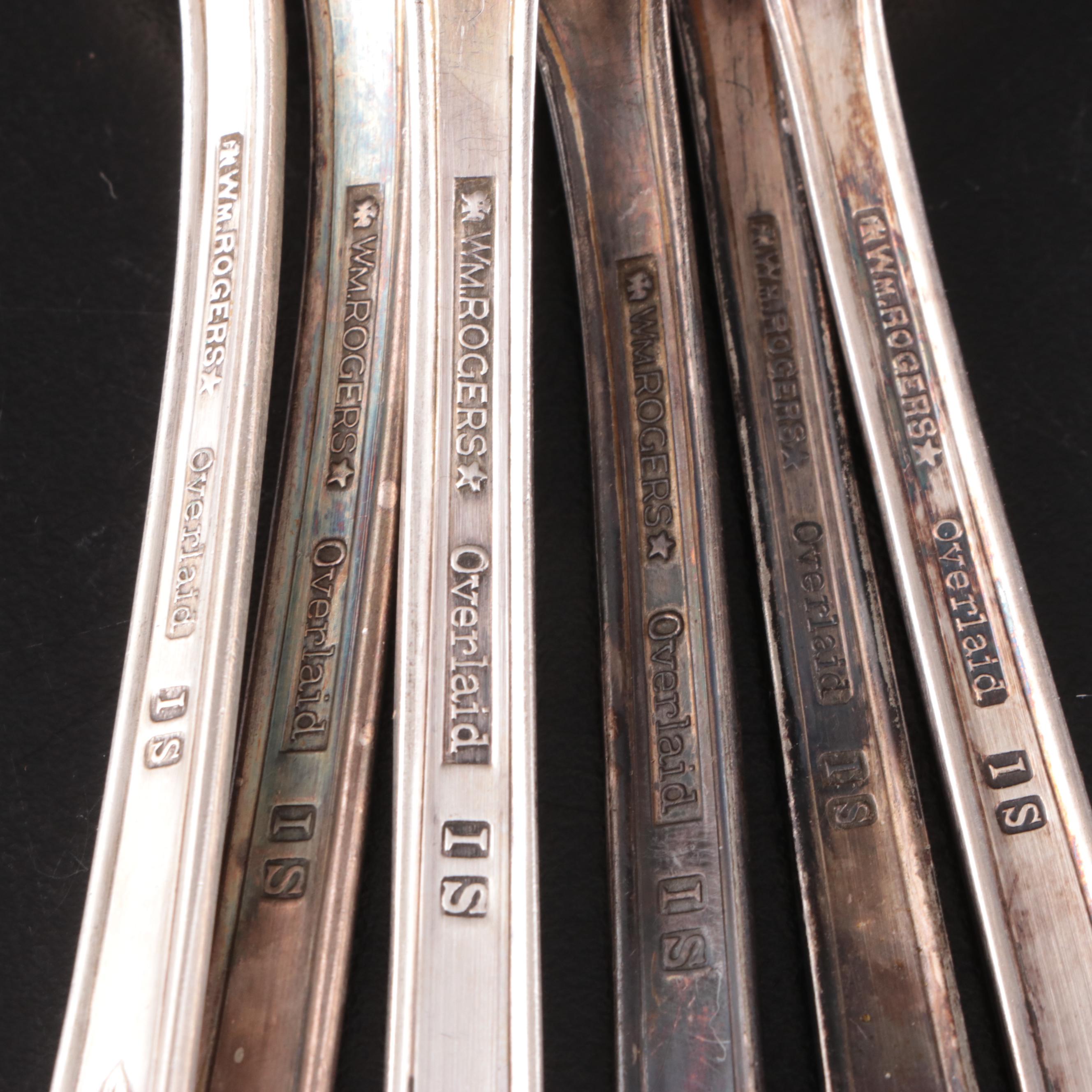 Wm. Rogers with Other Silver Plate Flatware, Mid-20th Century