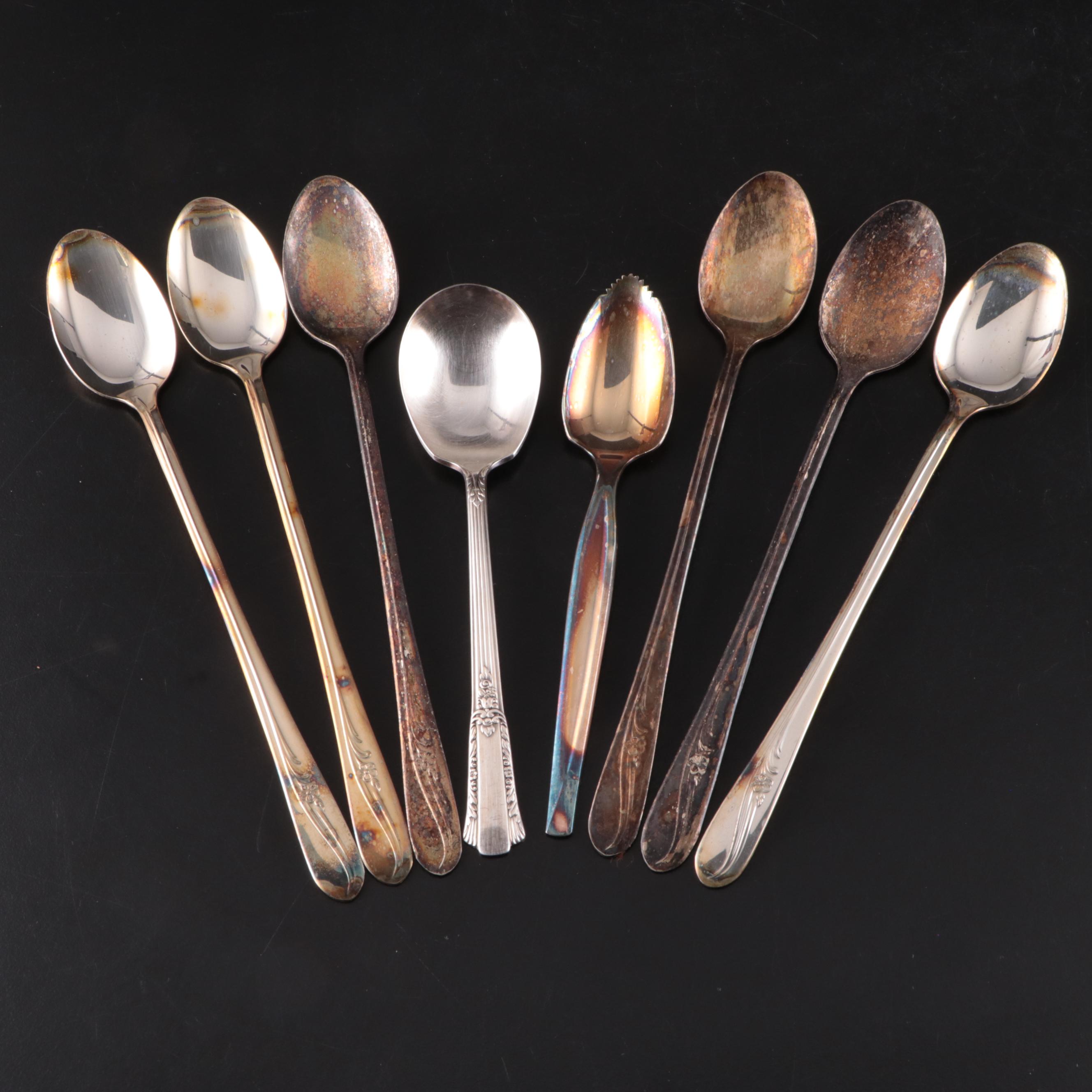Wm. Rogers with Other Silver Plate Flatware, Mid-20th Century