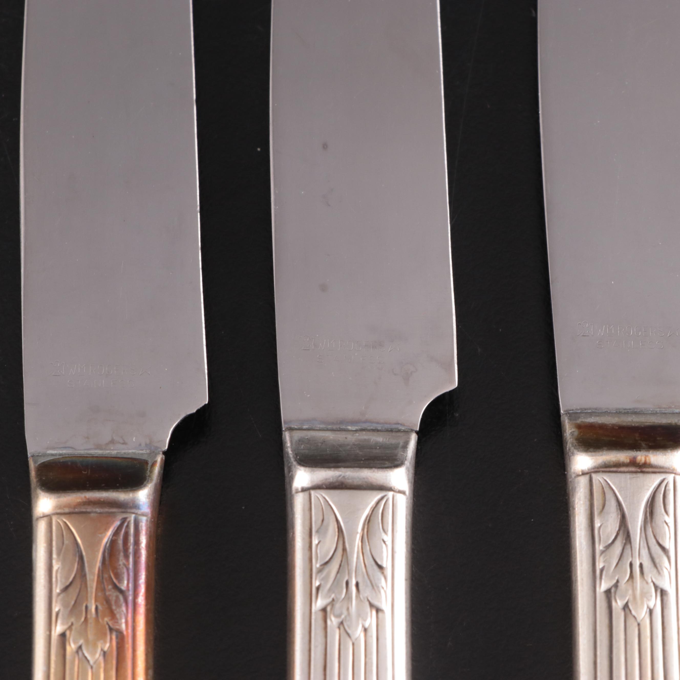 Wm. Rogers with Other Silver Plate Flatware, Mid-20th Century