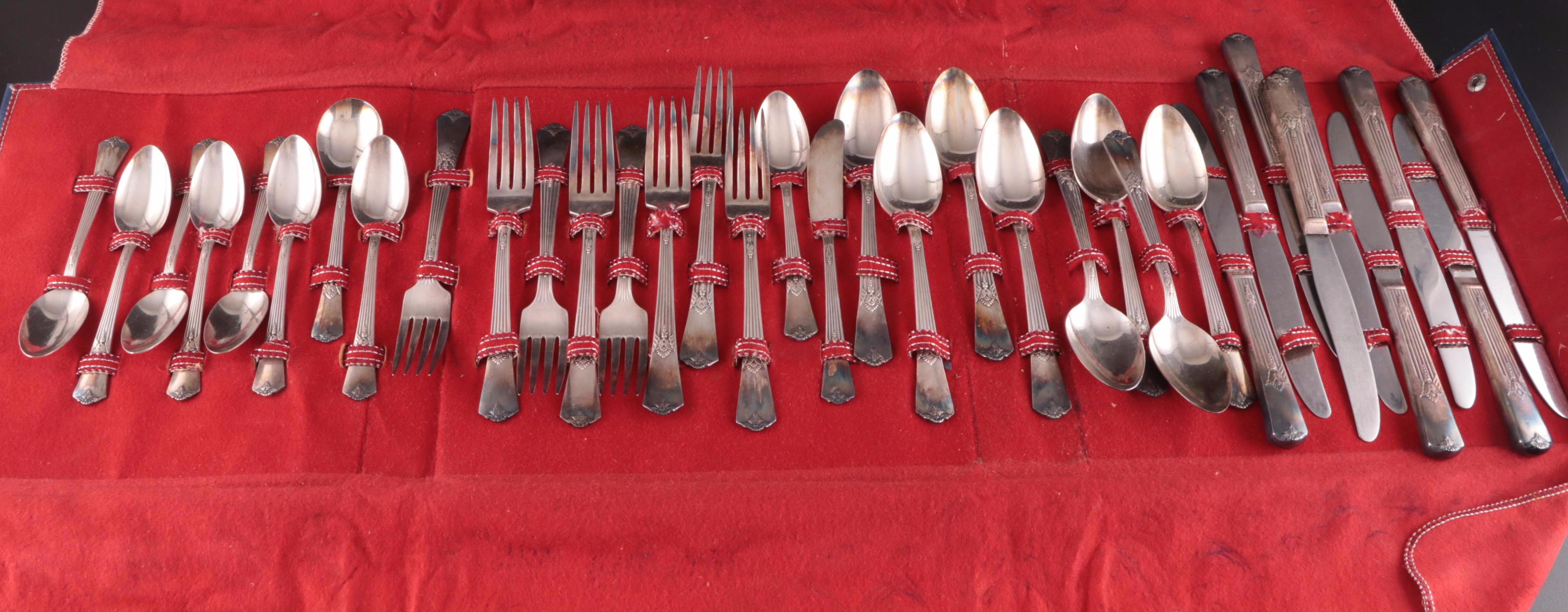 Wm. Rogers with Other Silver Plate Flatware, Mid-20th Century