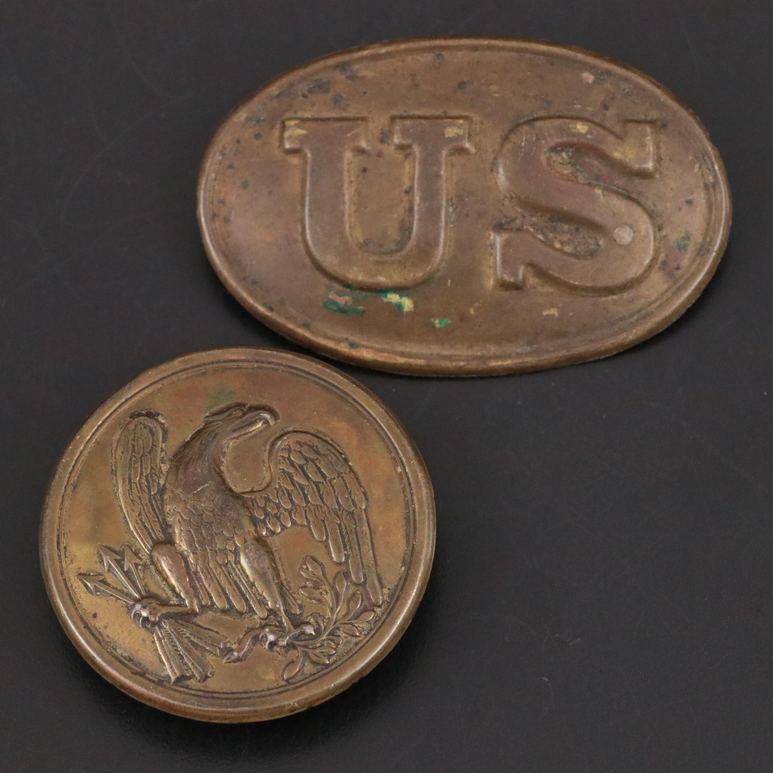 Civil War Union Belt Buckles