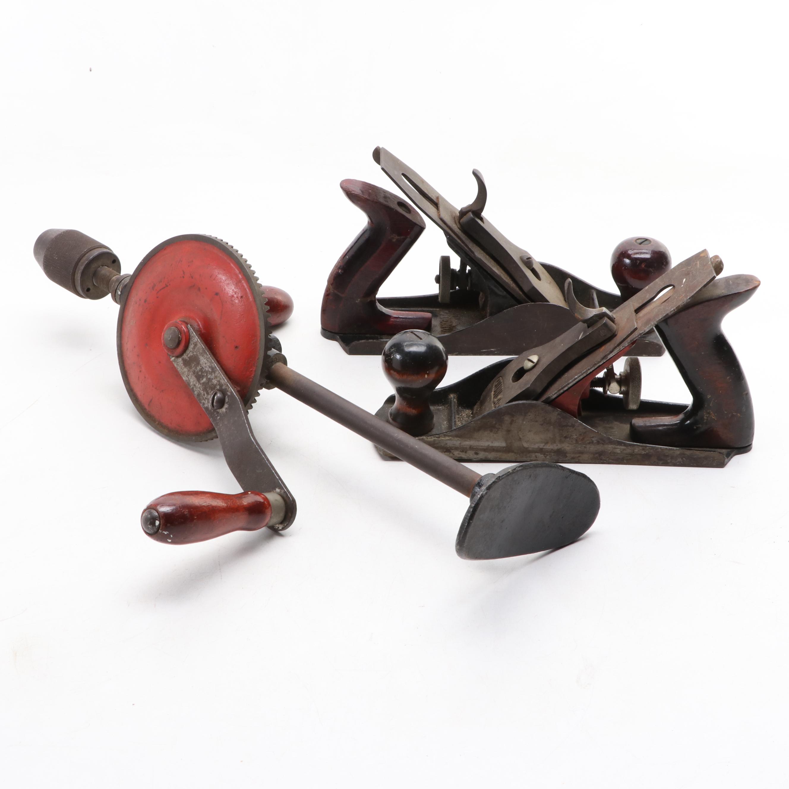 Craftsman Hand Plane with Other Hand Plane and Hand Saw