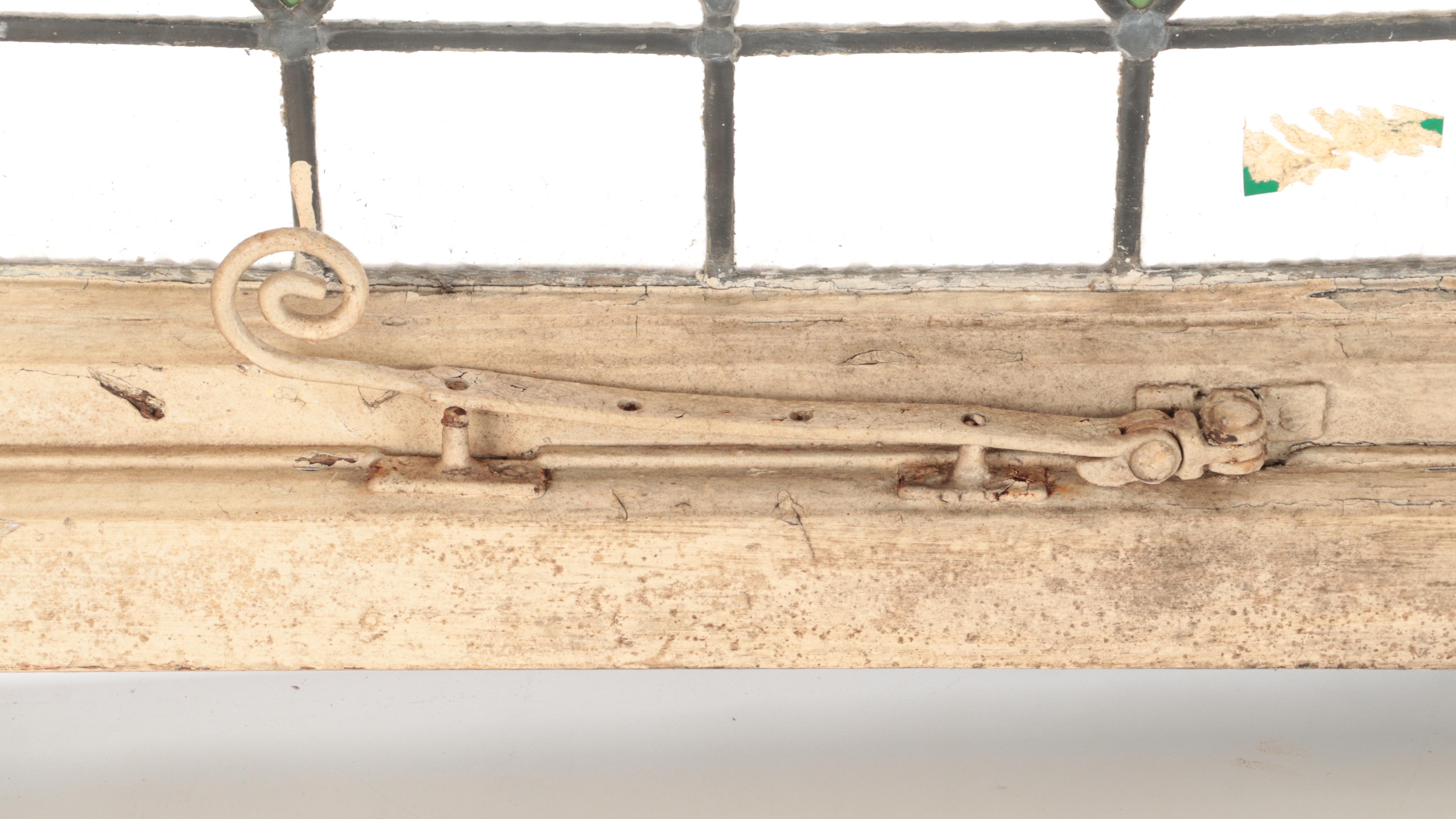 Arts & Crafts Style Stained Glass Casement Window