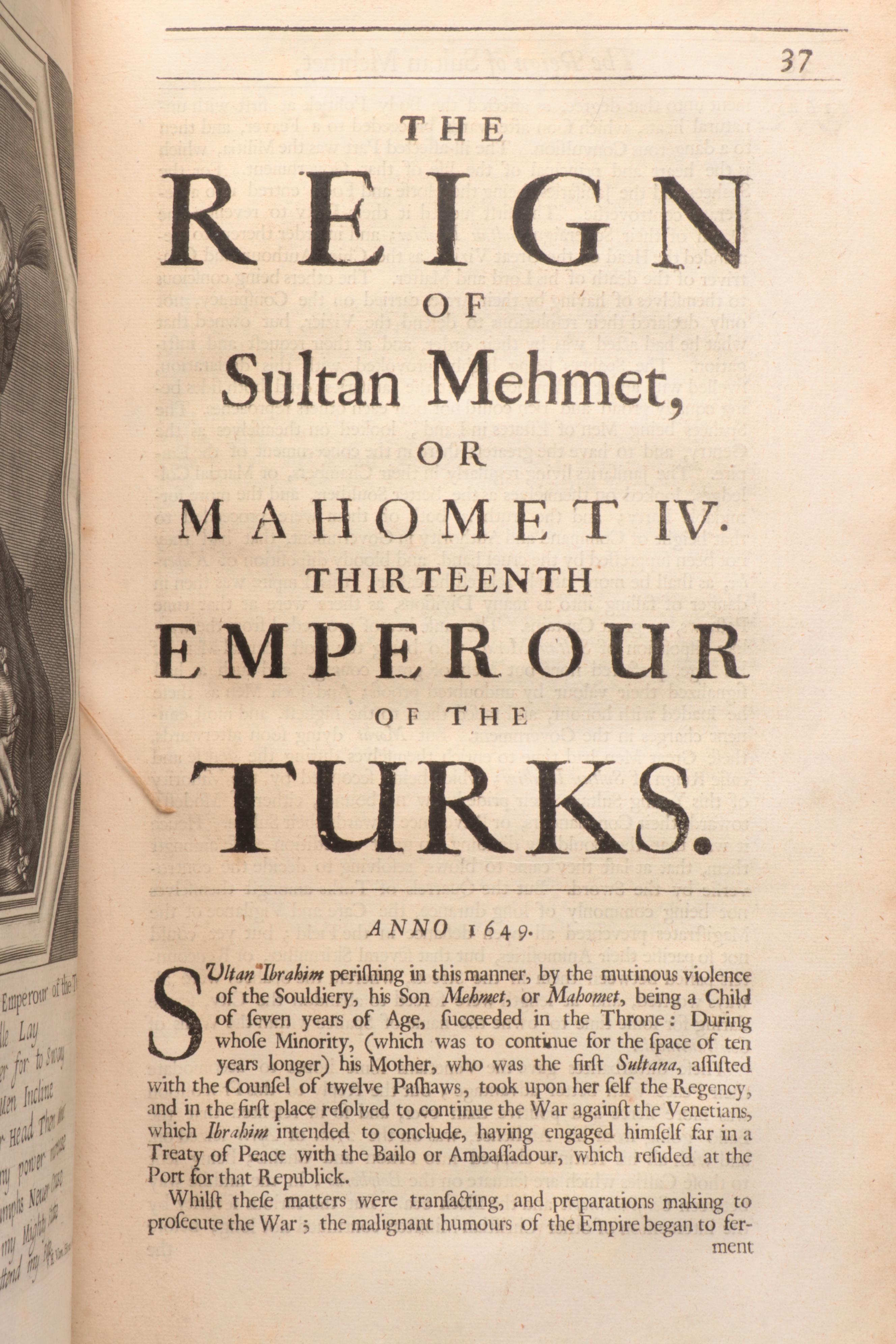 "The History of the Turkish Empire" by Paul Rycaut, 1680