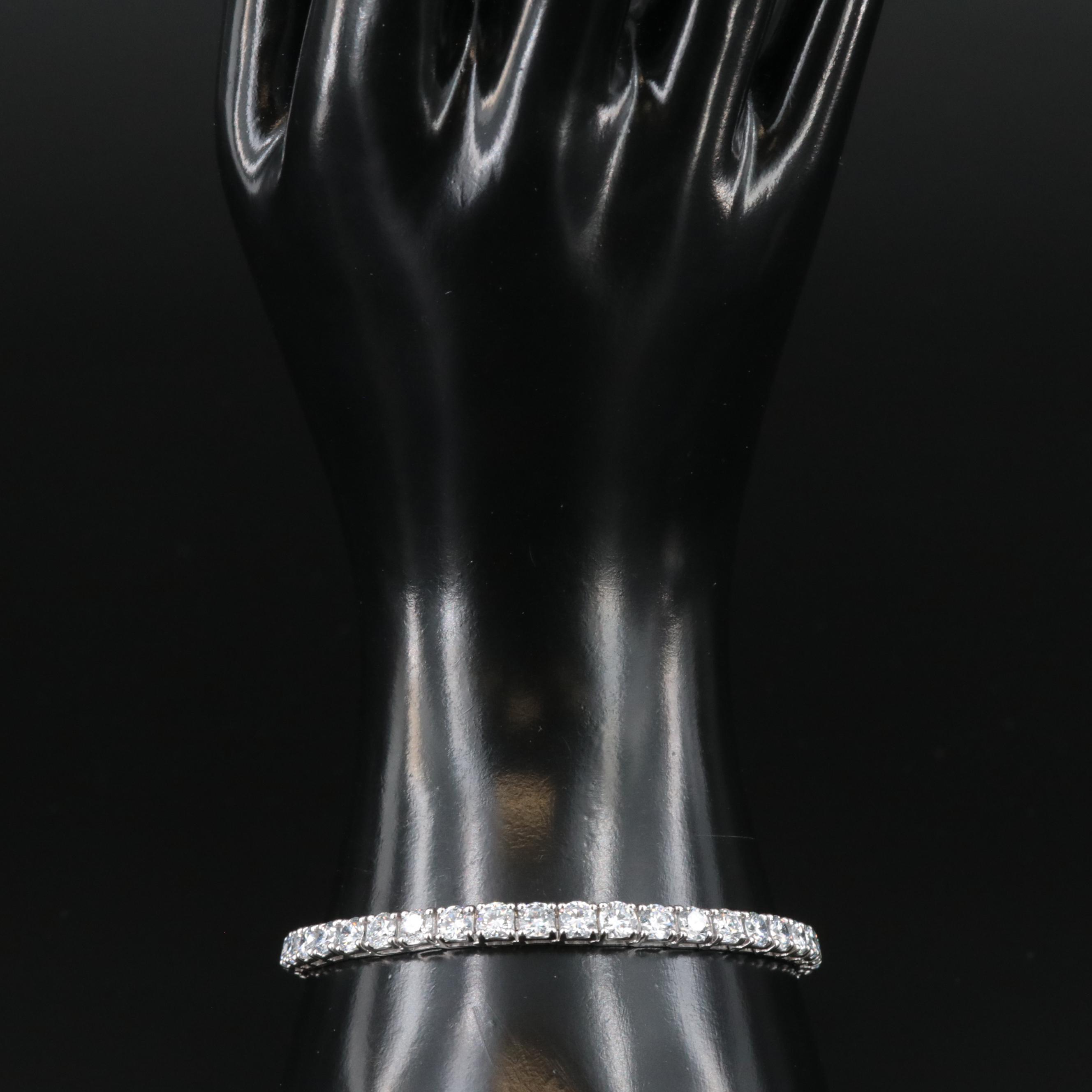 14K 13.02 CTW Lab Grown Diamond Line Bracelet