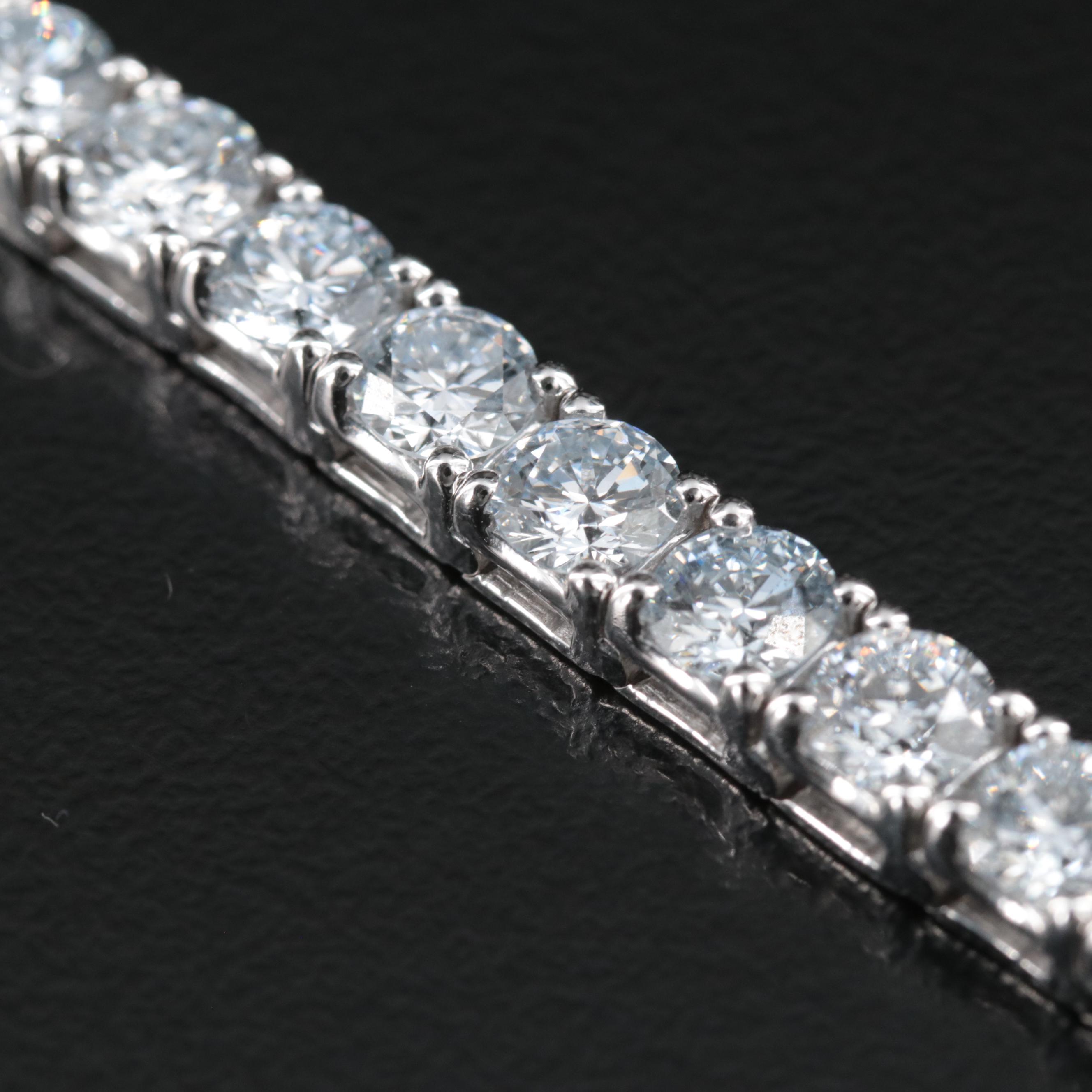 14K 13.02 CTW Lab Grown Diamond Line Bracelet