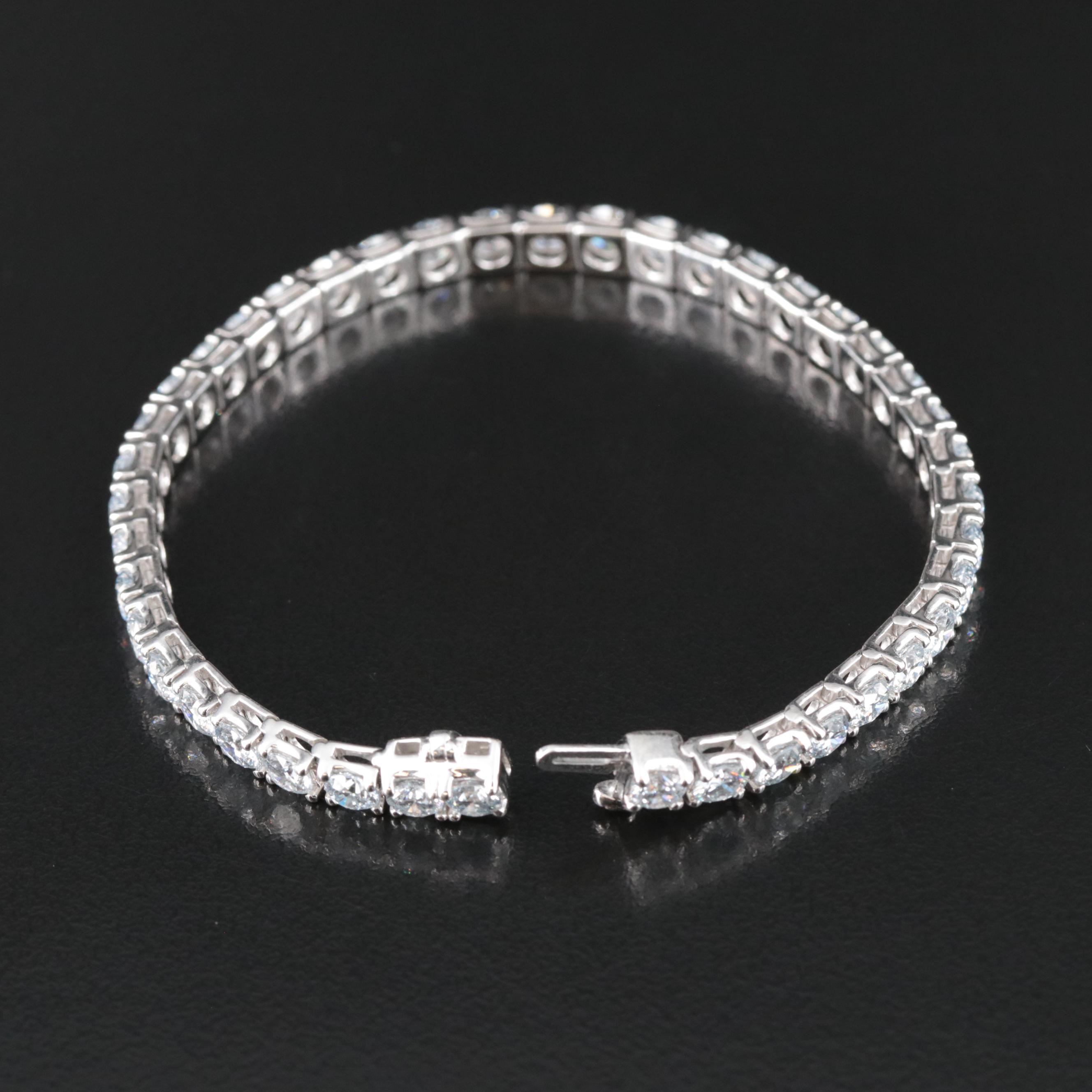 14K 13.02 CTW Lab Grown Diamond Line Bracelet