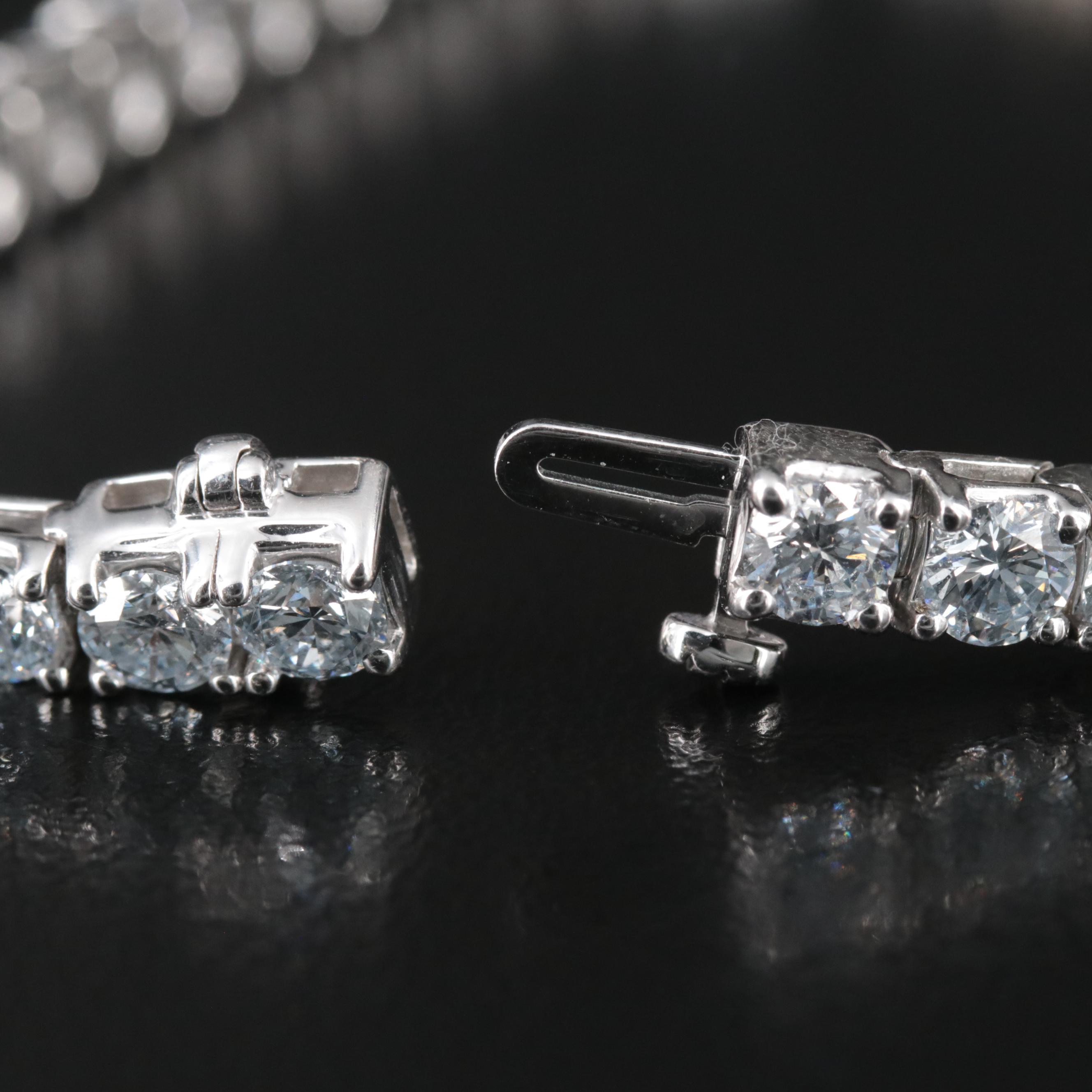 14K 13.02 CTW Lab Grown Diamond Line Bracelet