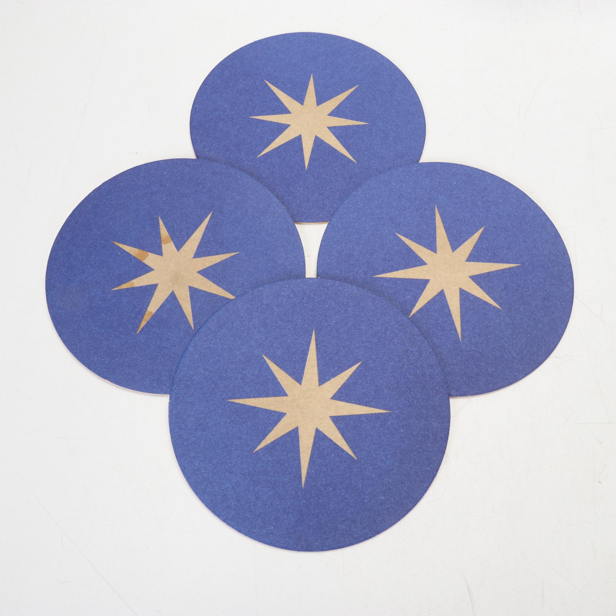 Ritzenhoff Designer Art Beer Glasses With Signed Coasters and Boxes, 1995-1998