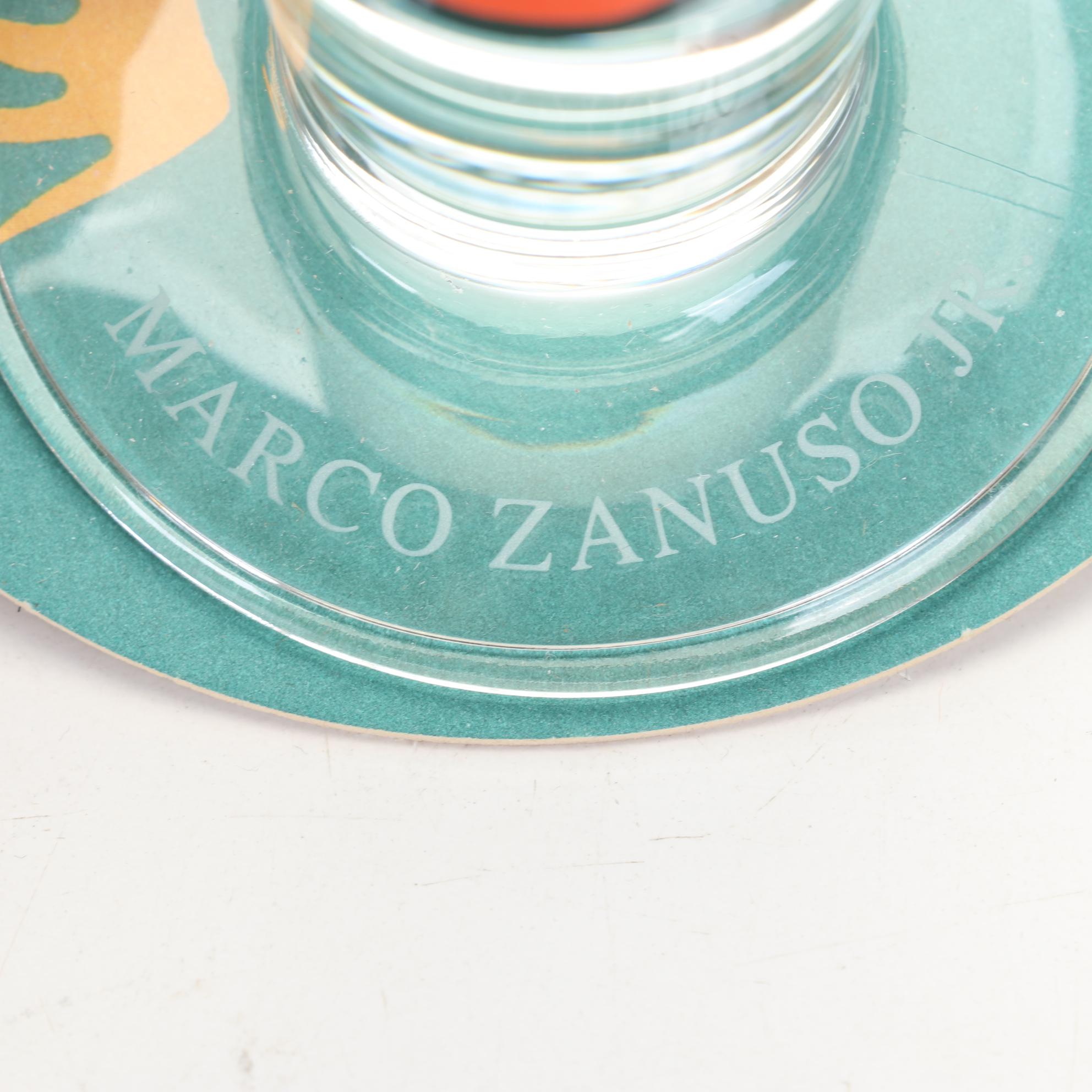 Ritzenhoff Designer Art Beer Glasses With Signed Coasters and Boxes, 1995-1998