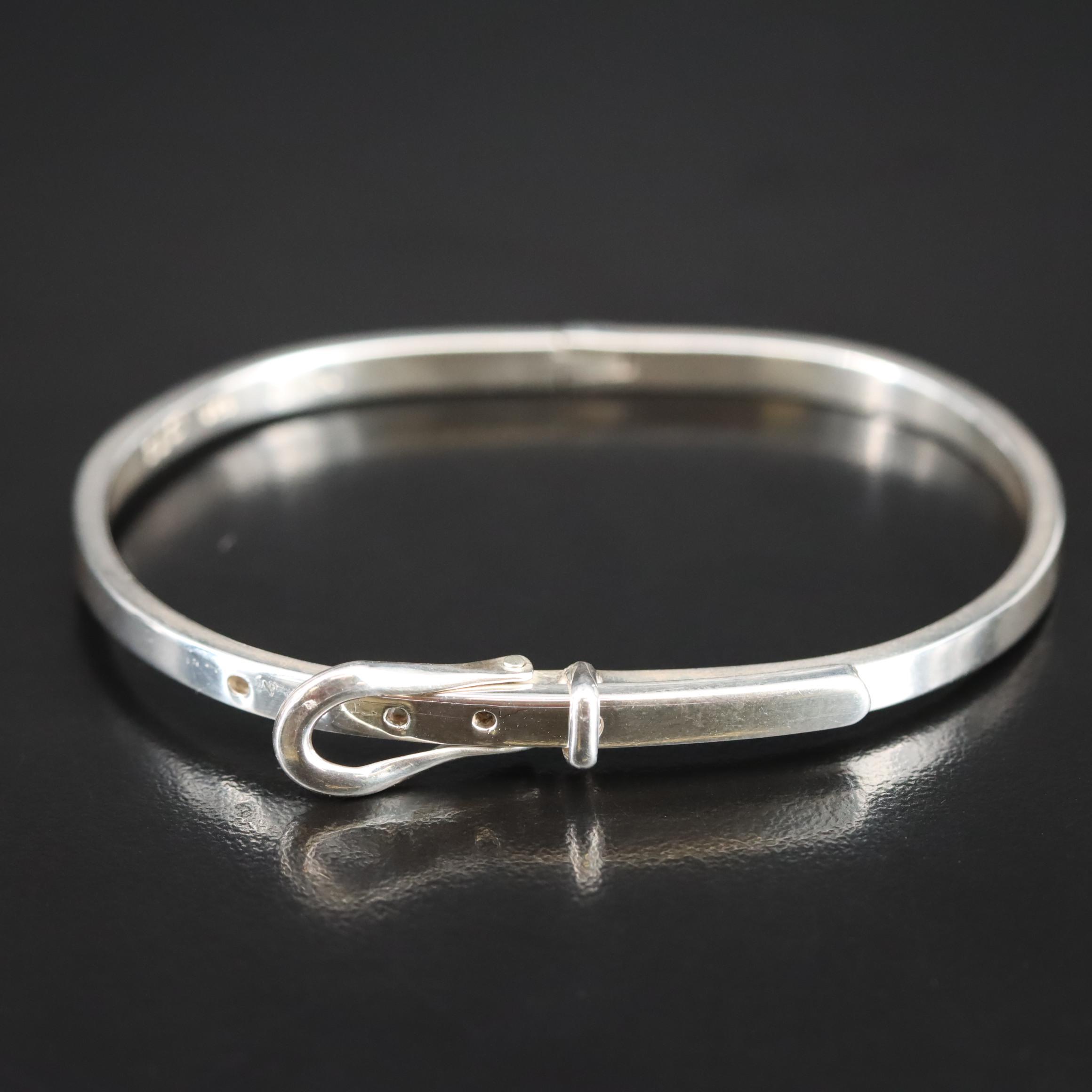 Mexican Sterling Buckle Bracelet