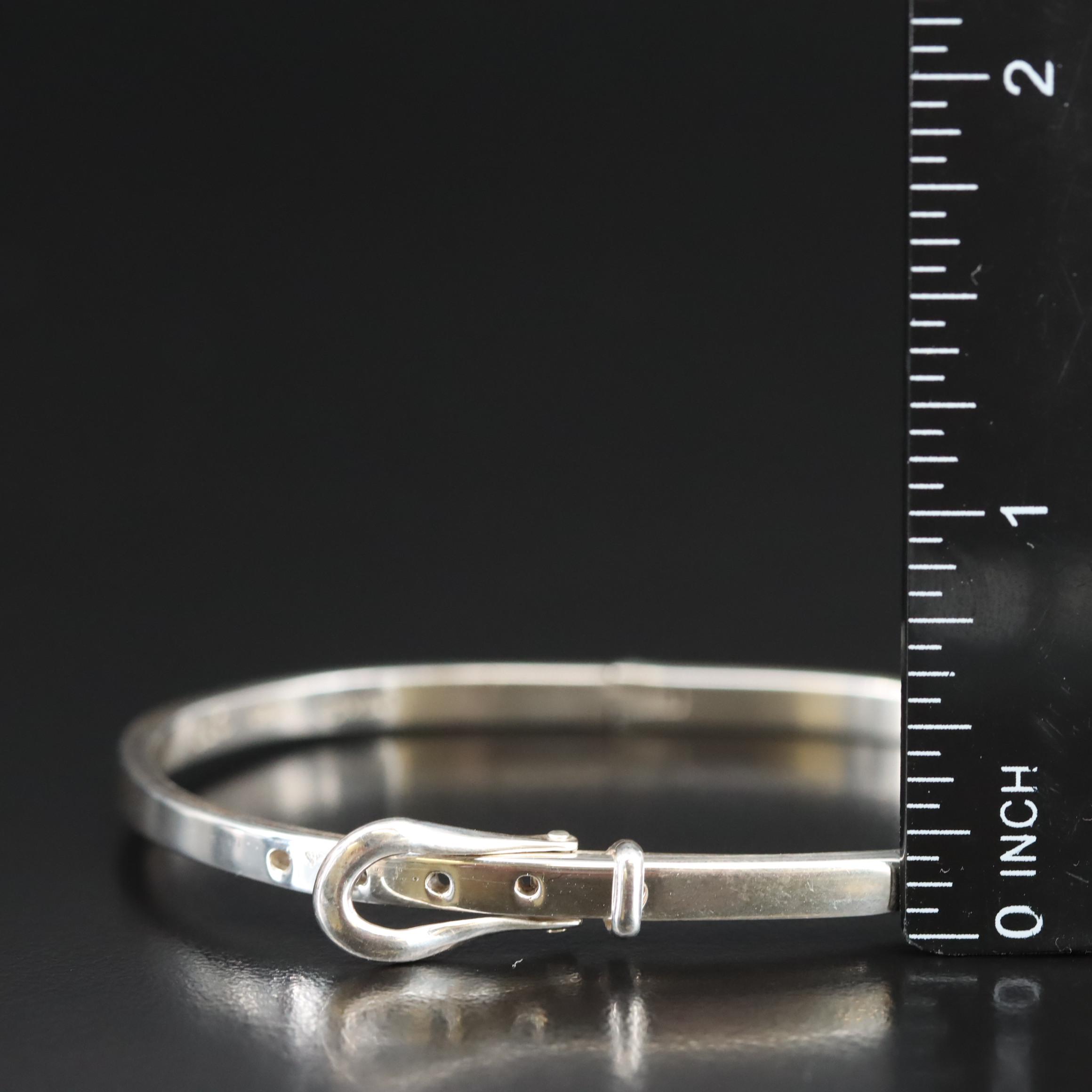 Mexican Sterling Buckle Bracelet