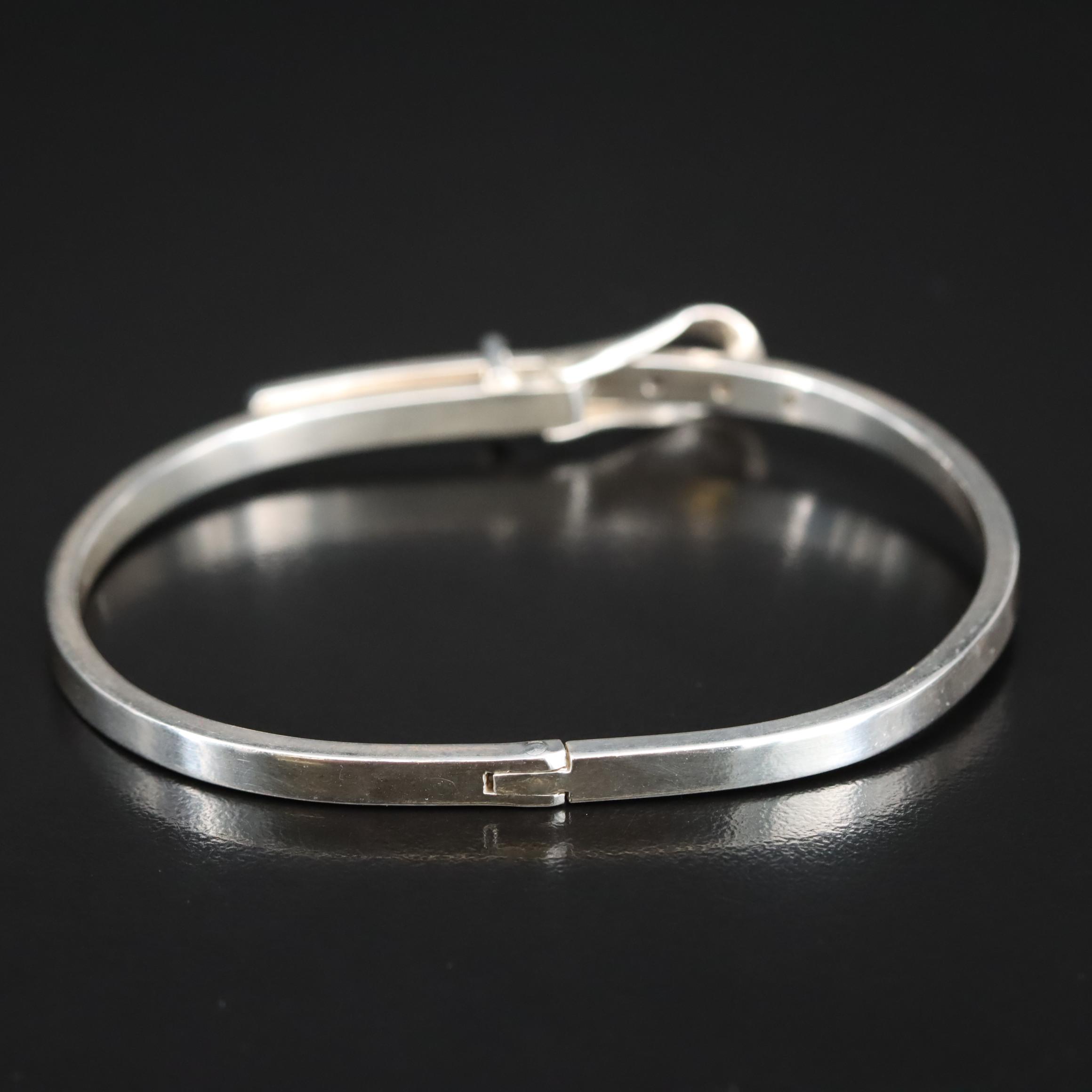 Mexican Sterling Buckle Bracelet