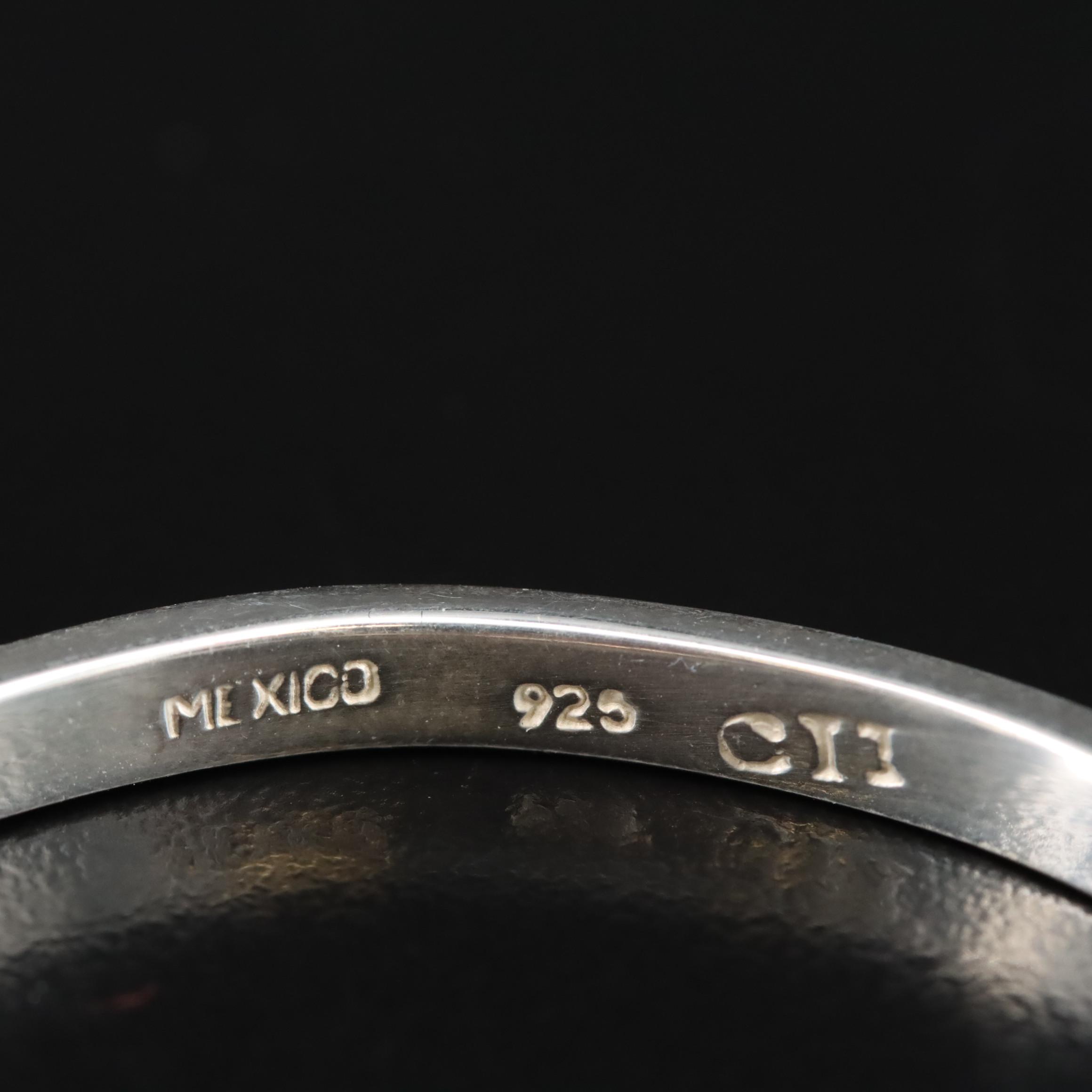 Mexican Sterling Buckle Bracelet